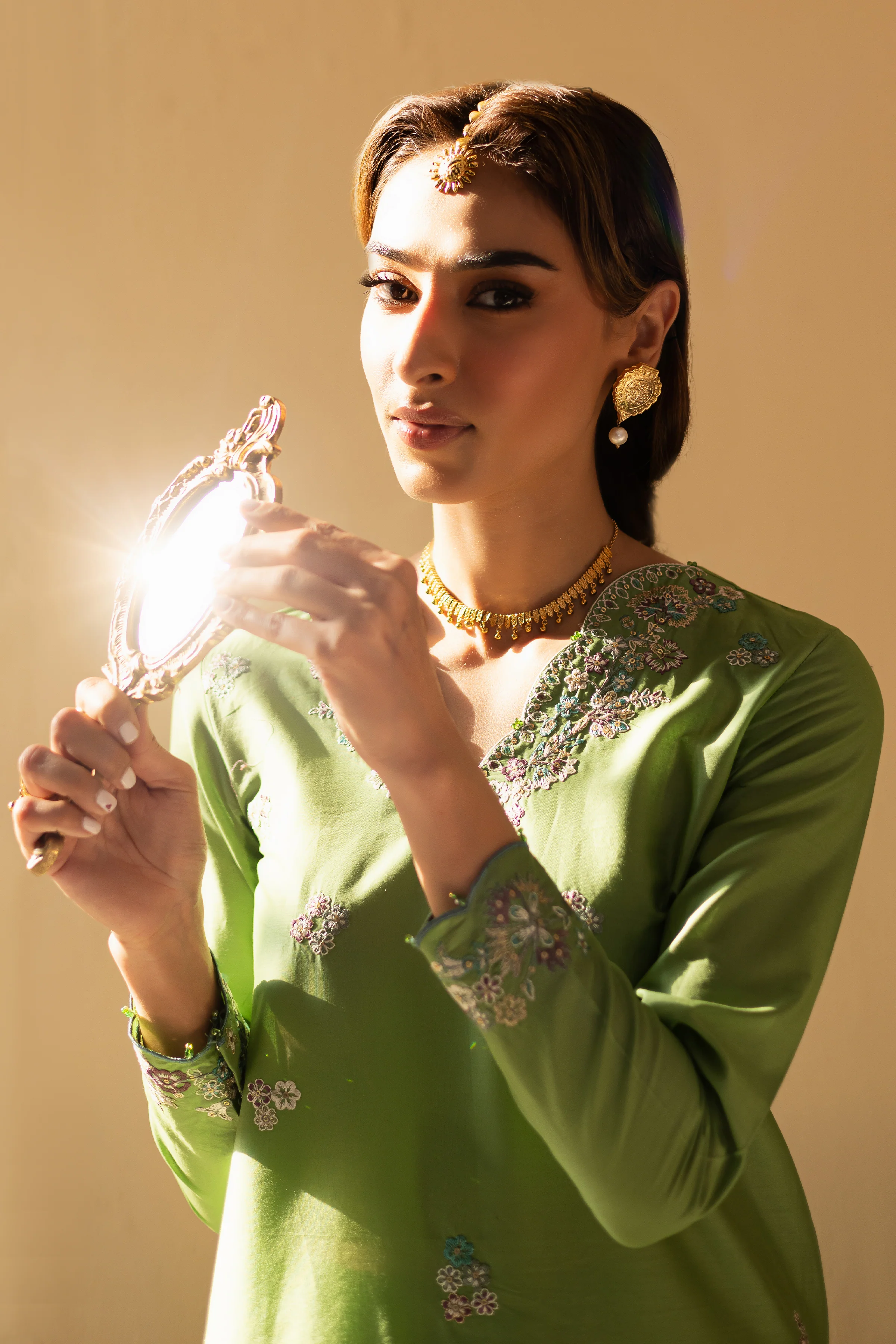 Green Dilara 2Pc - Festive Eid Pret - Image 7