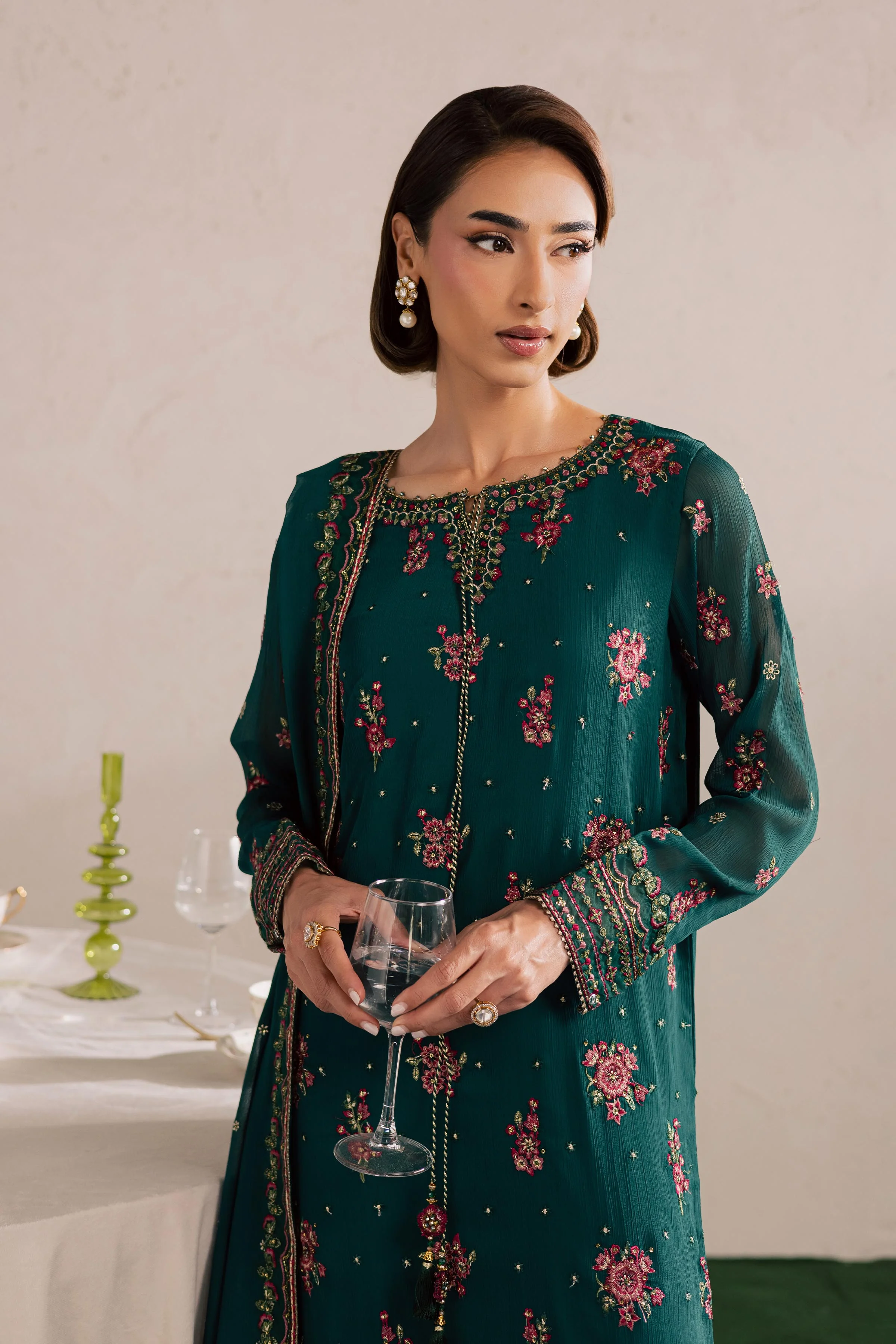 Green Leave 3Pc - Festive Luxury Formal - Image 10