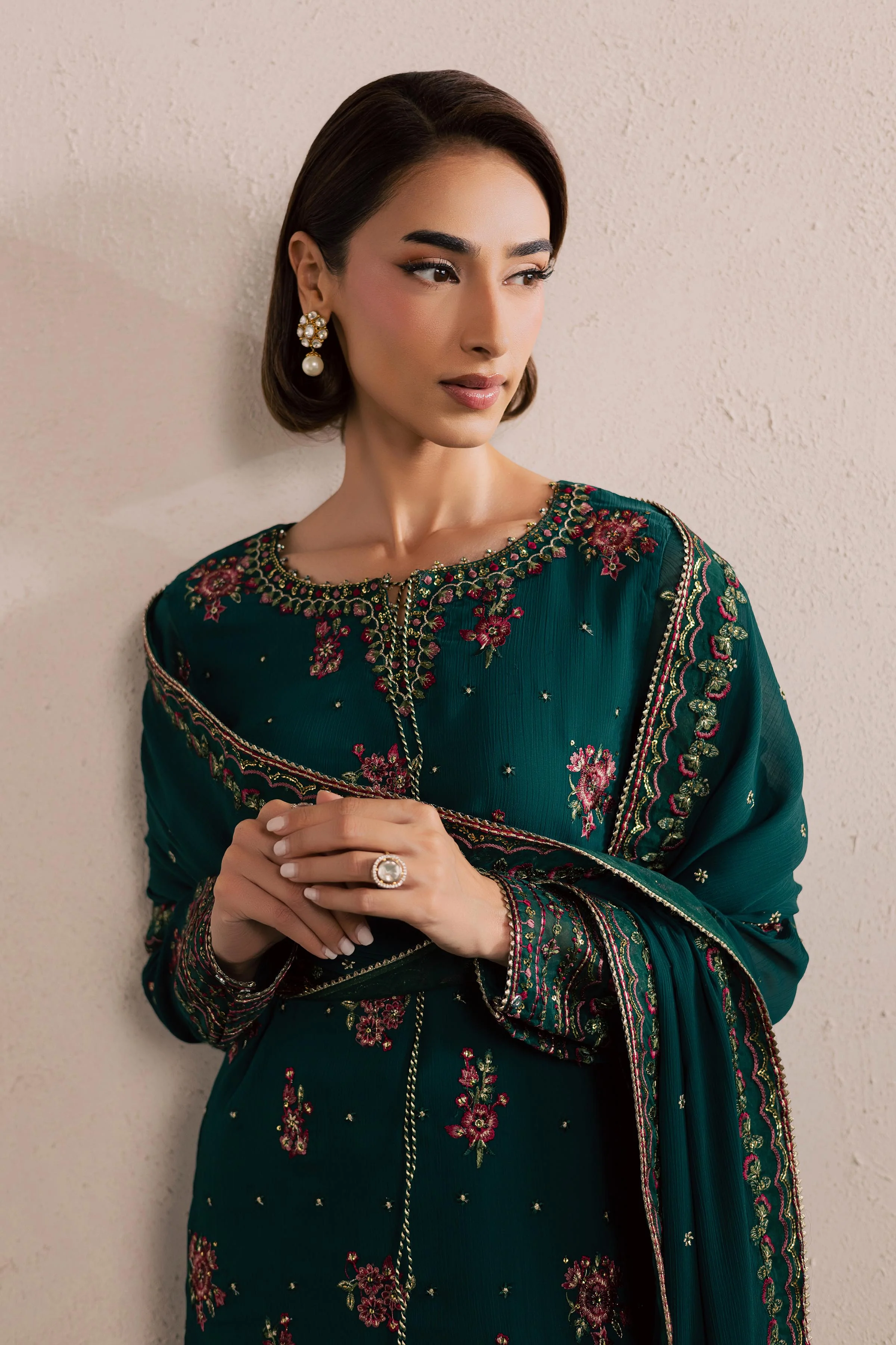 Green Leave 3Pc - Festive Luxury Formal - Image 2