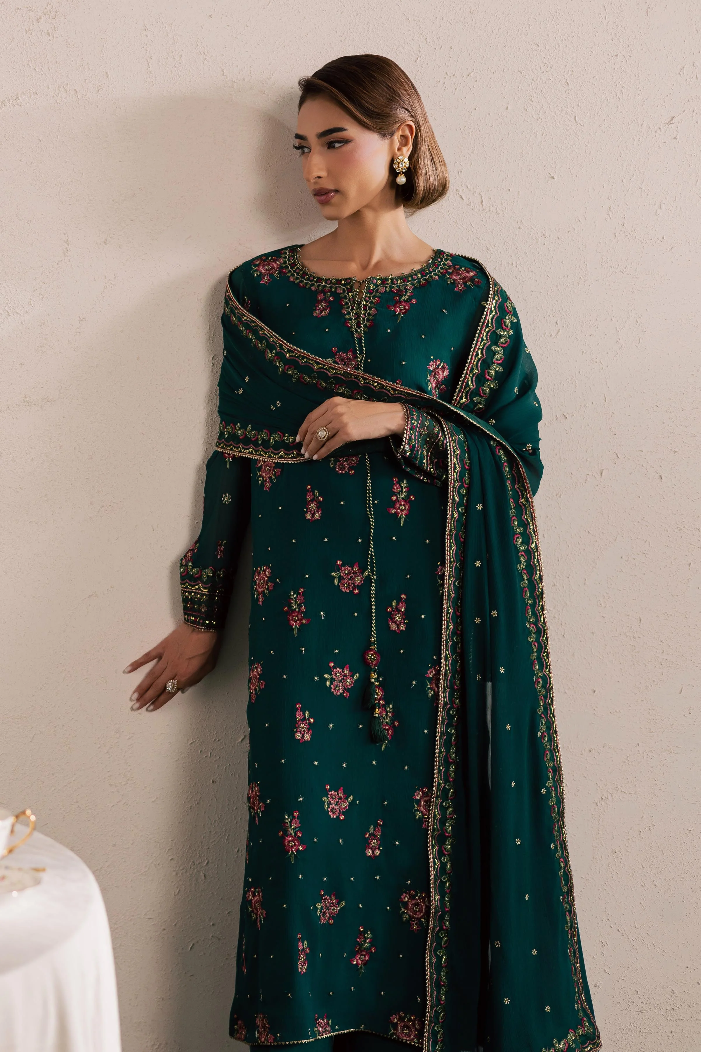 Green Leave 3Pc - Festive Luxury Formal - Image 3