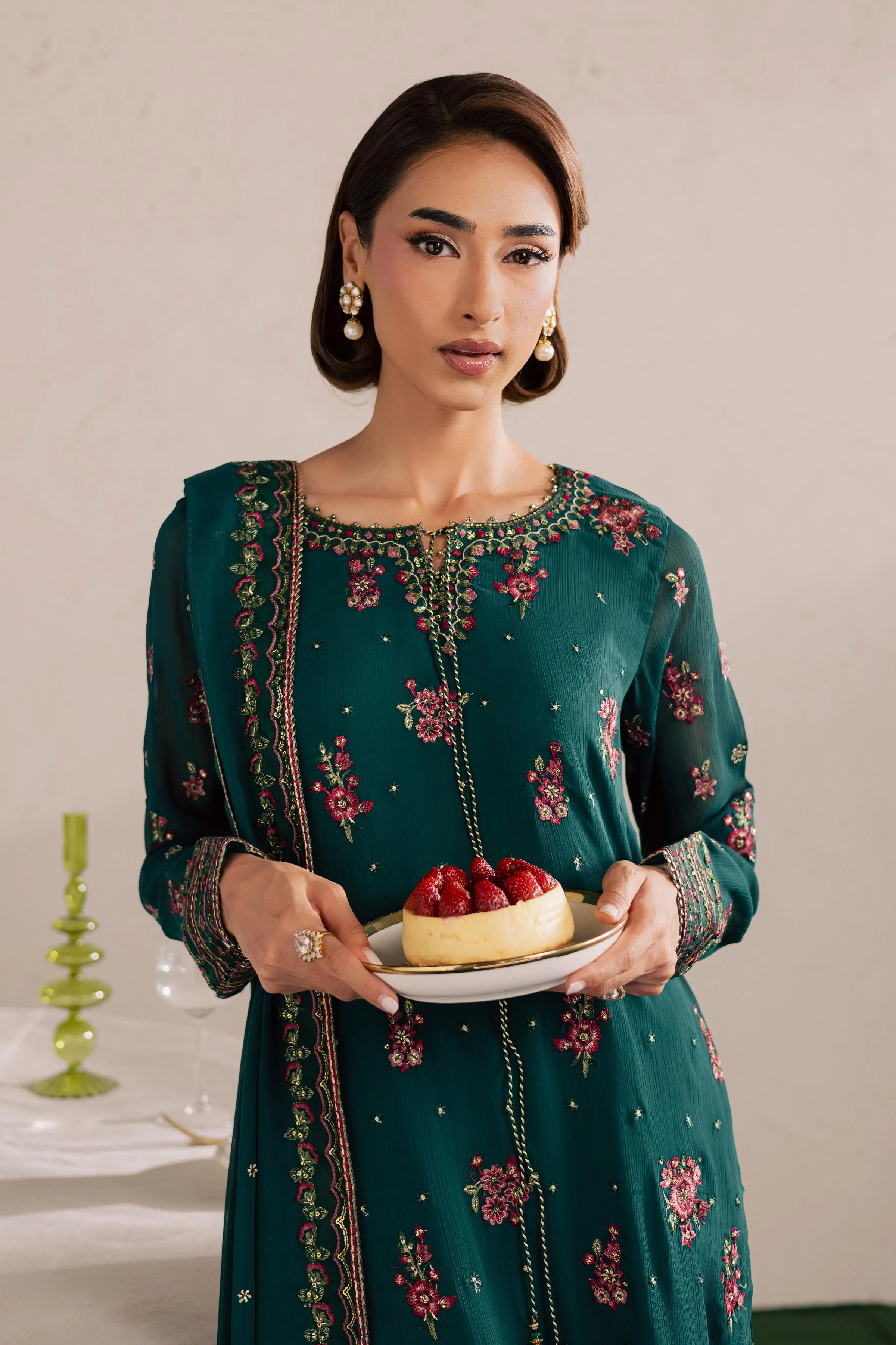 Green Leave 3Pc - Festive Luxury Formal - Image 8
