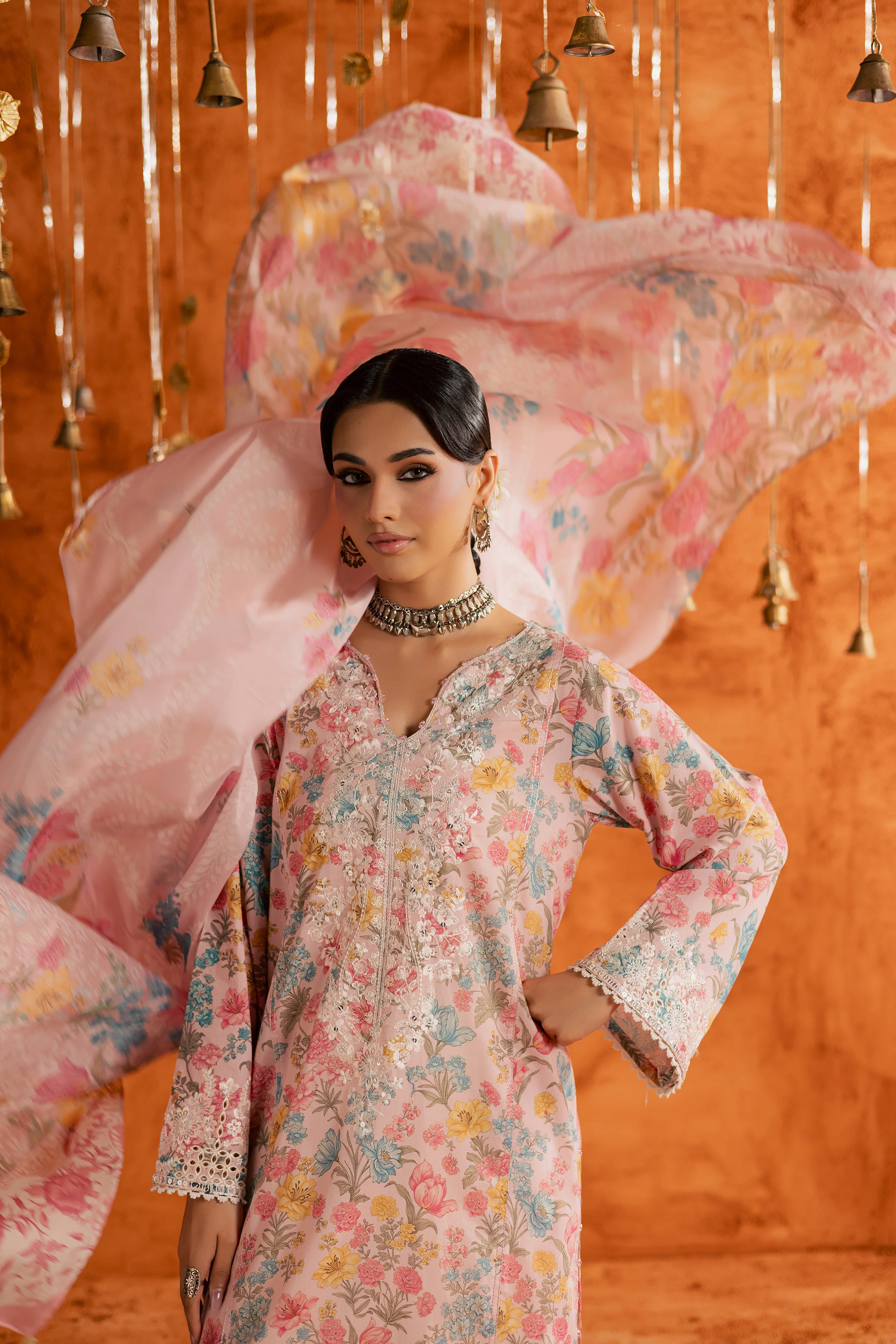 Gul 3Pc - Printed Lawn Dress - Image 3