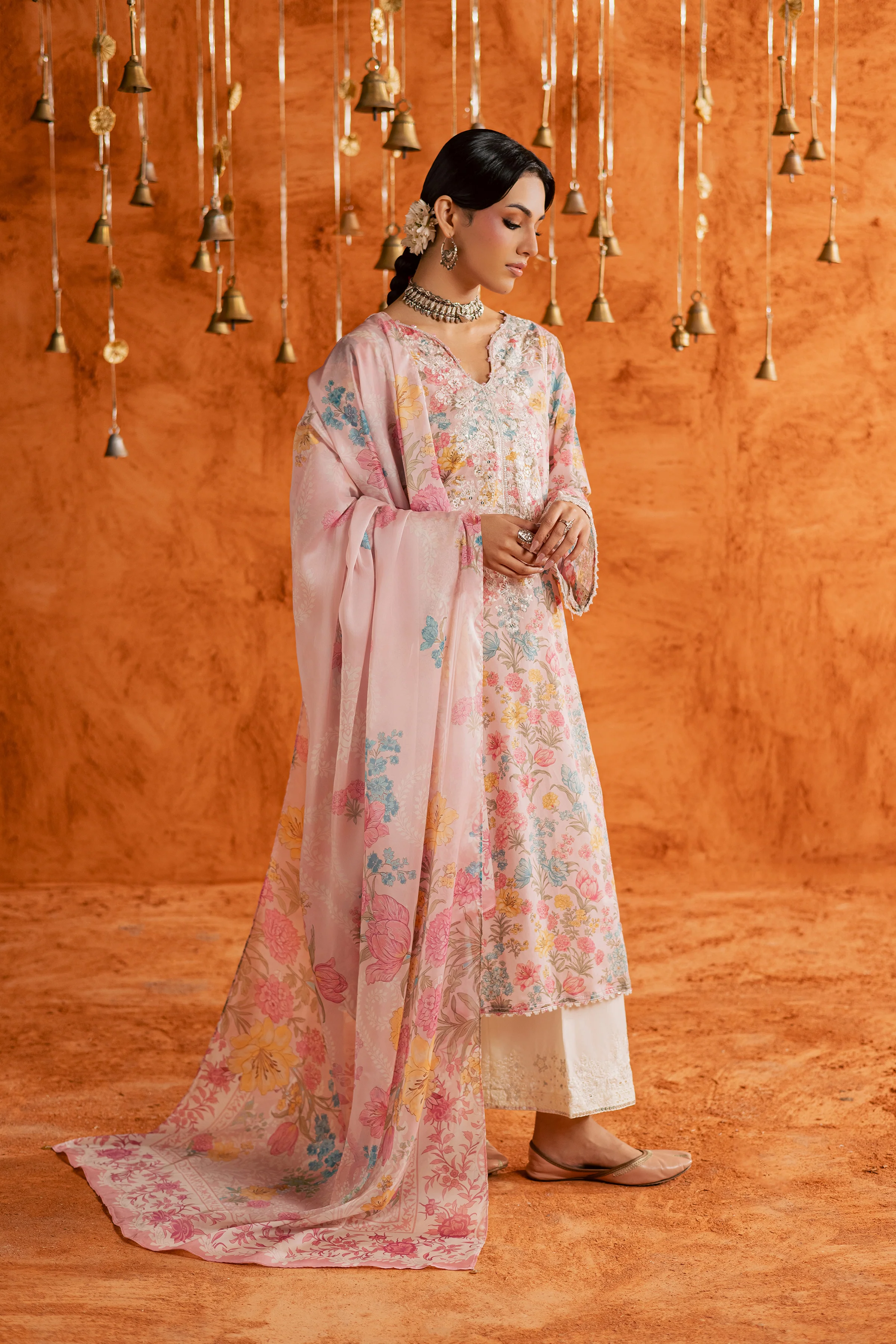Gul 3Pc - Printed Lawn Dress - Image 5