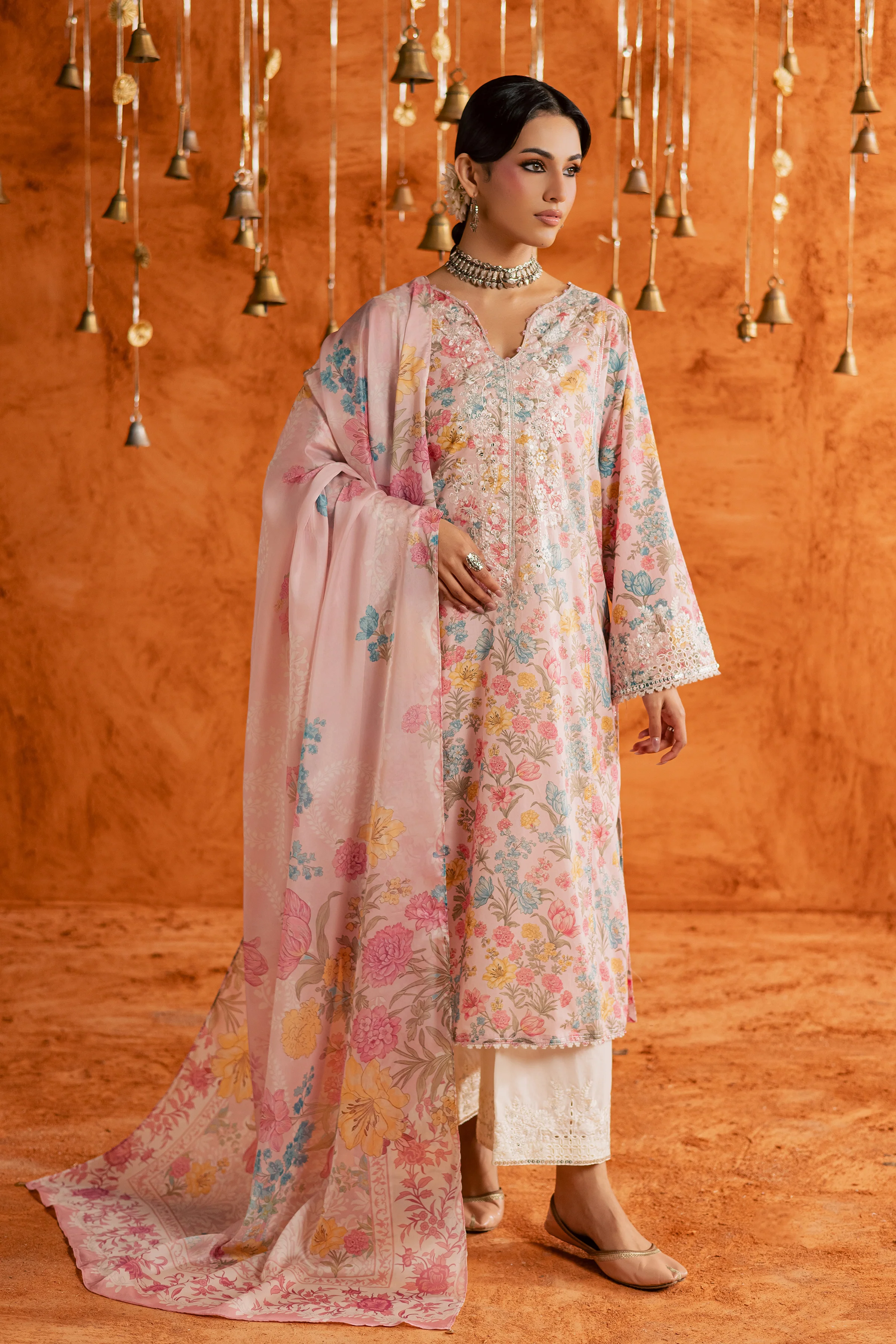 Gul 3Pc - Printed Lawn Dress - Image 6