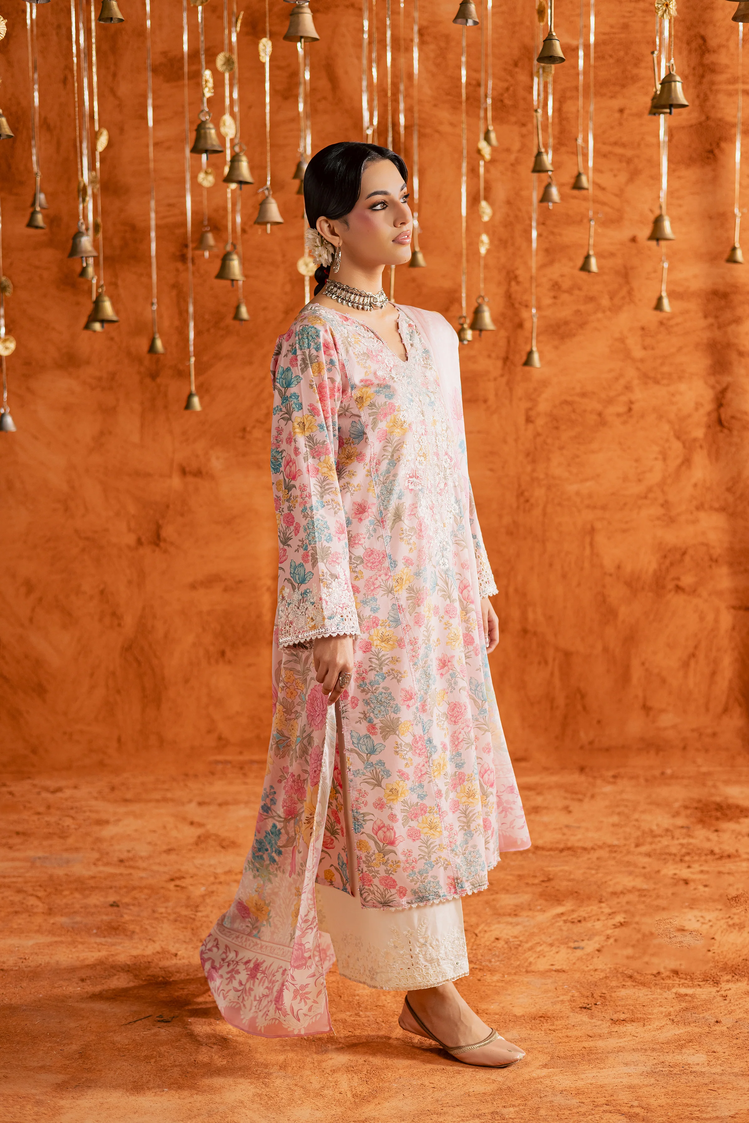 Gul 3Pc - Printed Lawn Dress - Image 9