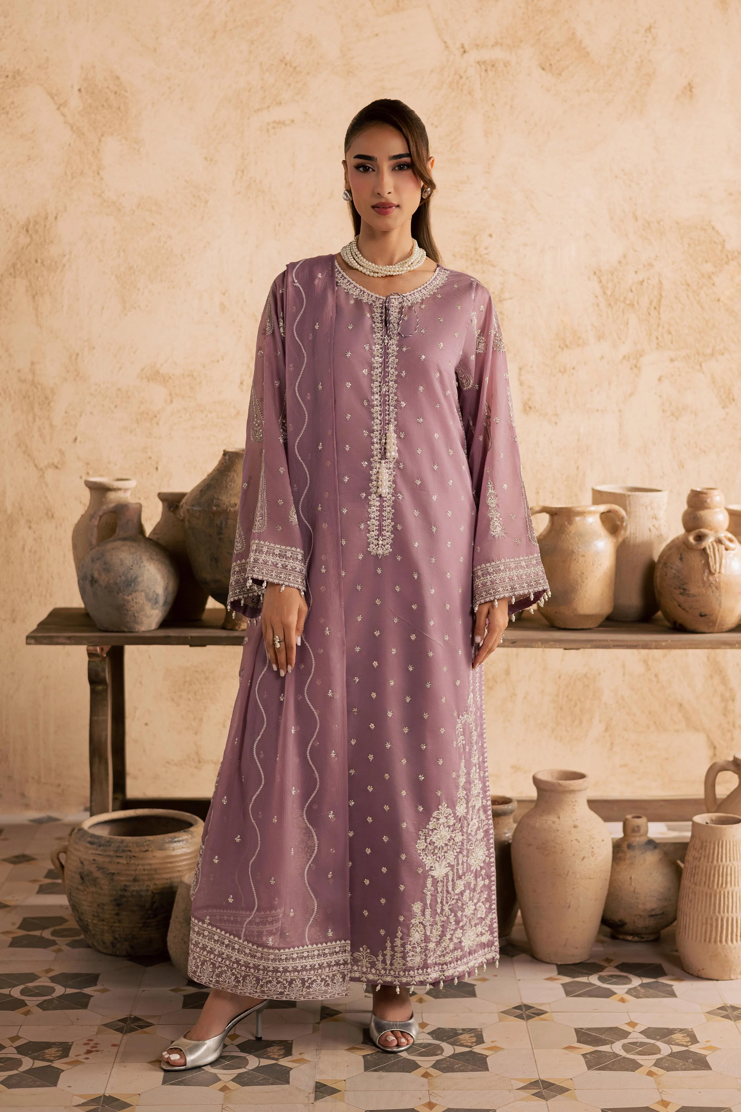 Gul e Rana 3Pc - Embroidered Festive Pret - Image 7