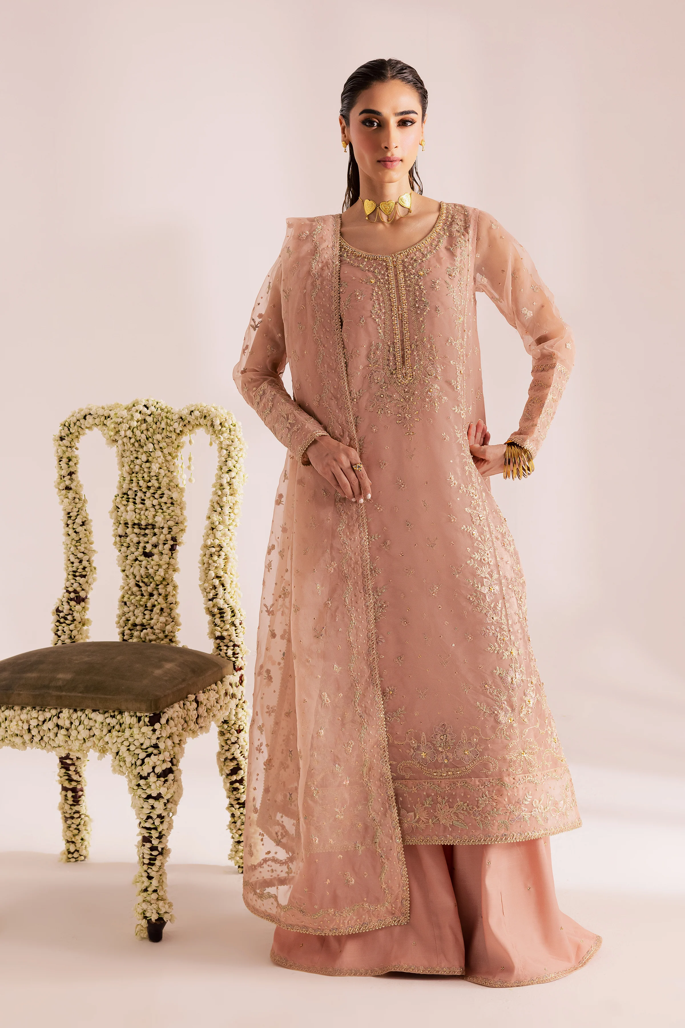 Gul Mohar 3Pc - Festive Luxe Pret - Image 5