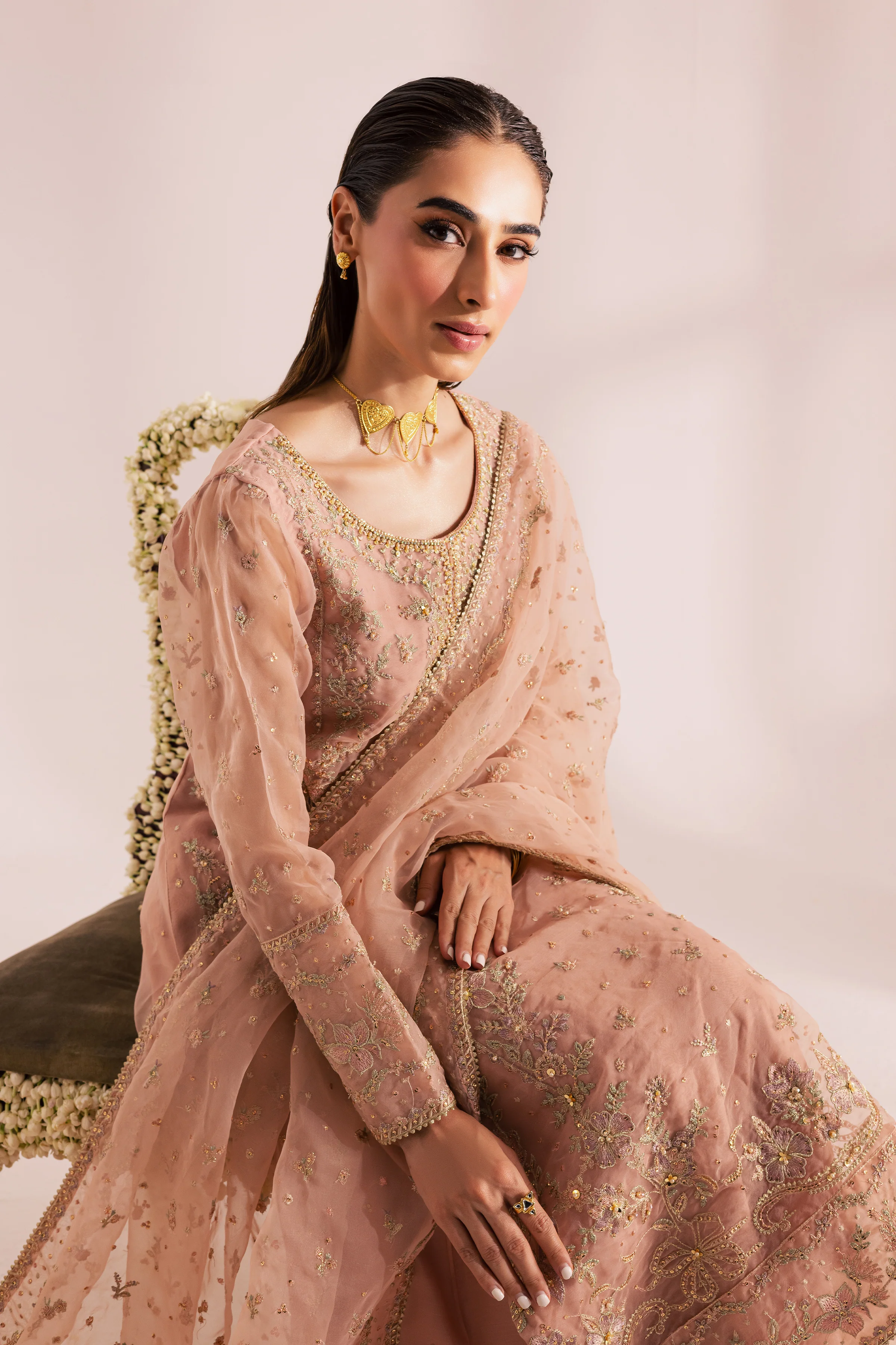 Gul Mohar 3Pc - Festive Luxe Pret - Image 7