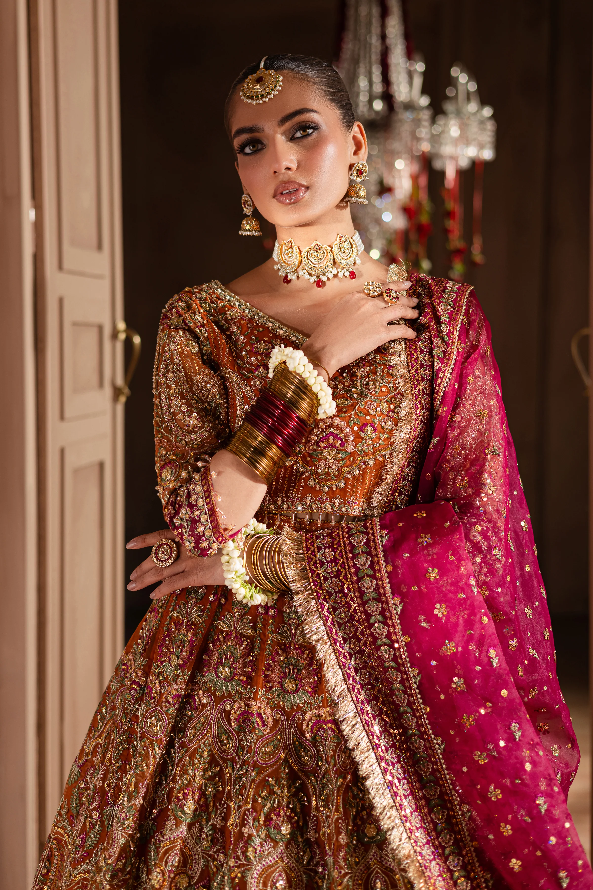 Gul Posh 3Pc - Bridal Dress - Image 2
