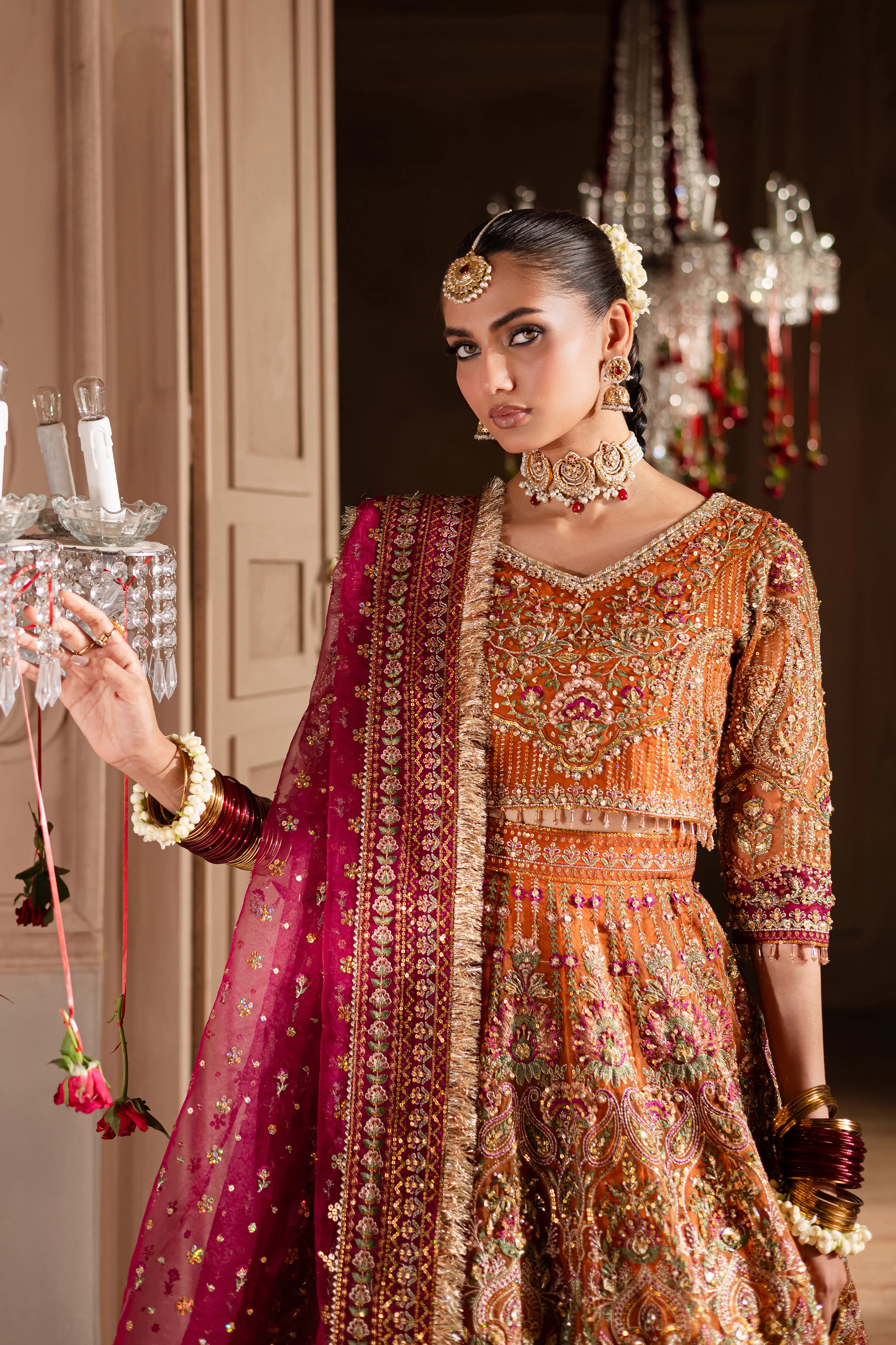 Gul Posh 3Pc - Bridal Dress - Image 3