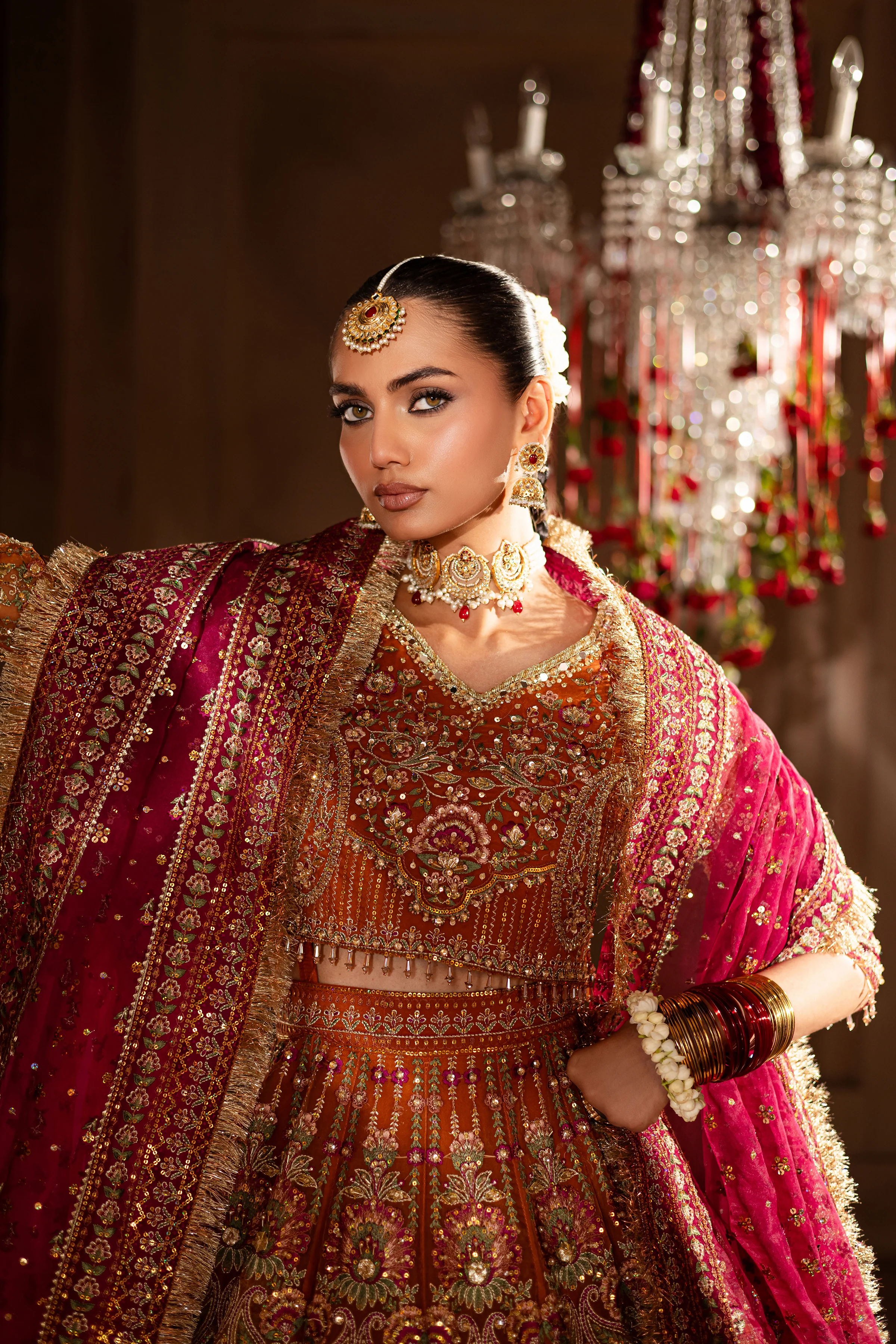 Gul Posh 3Pc - Bridal Dress - Image 5