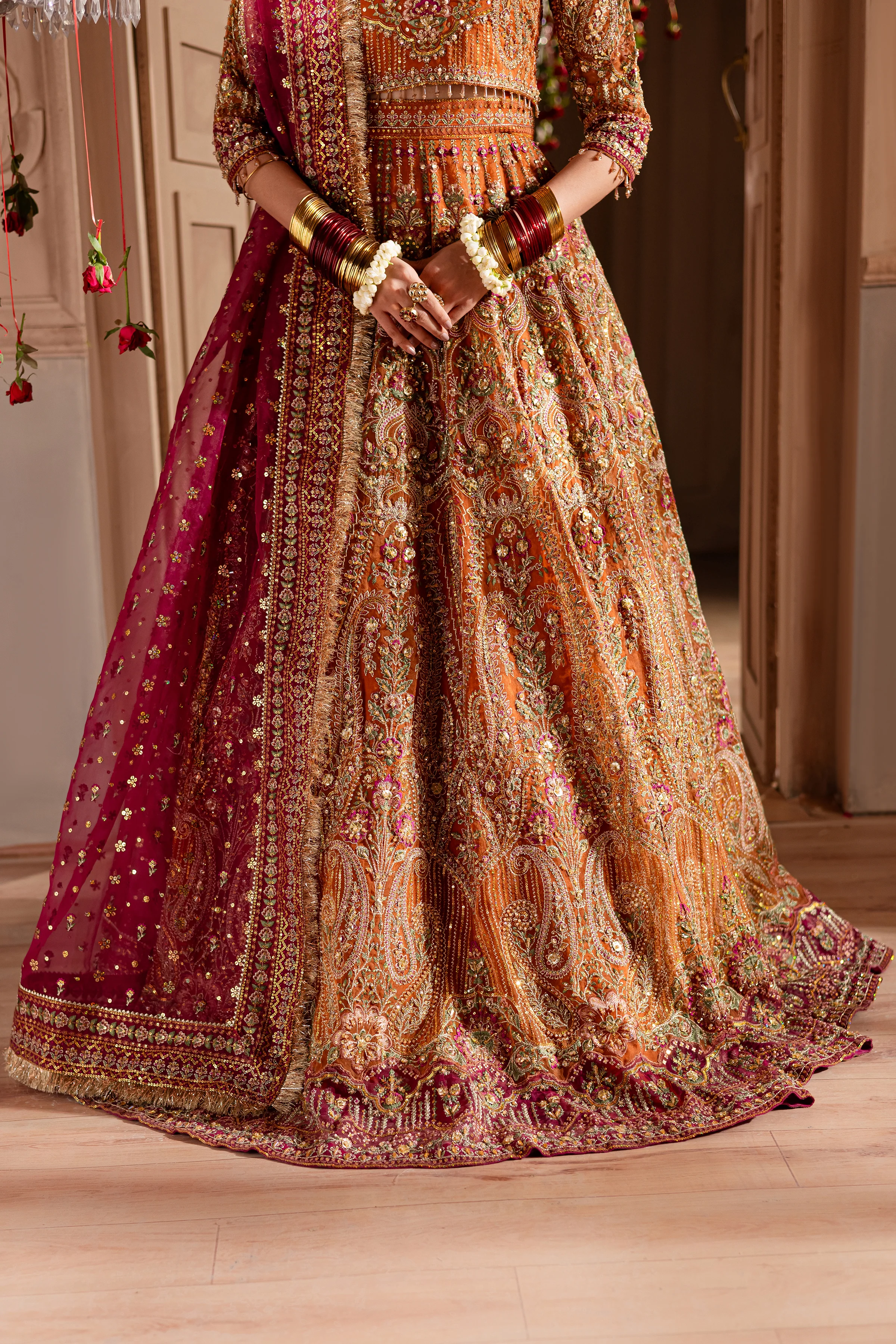 Gul Posh 3Pc - Bridal Dress - Image 9