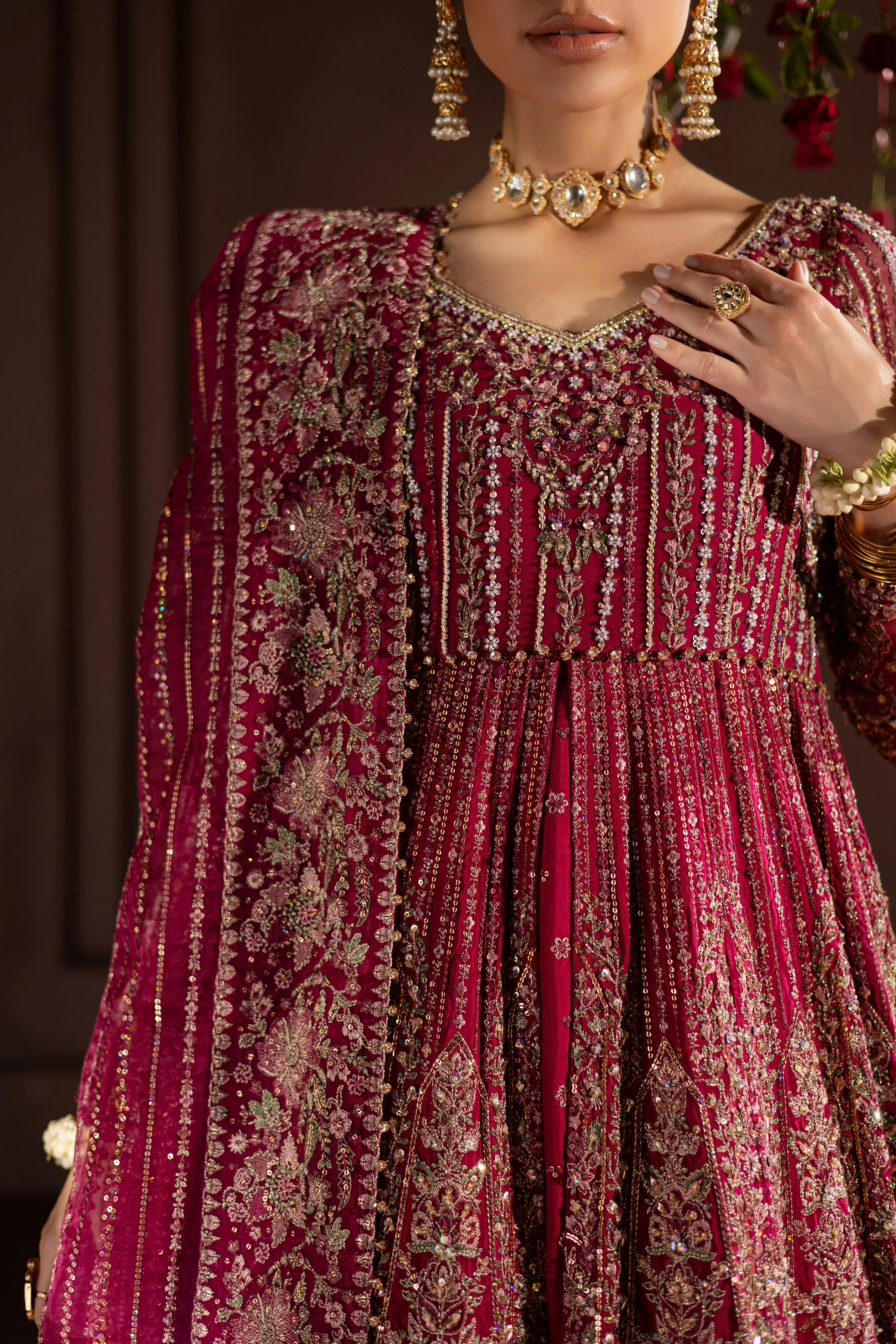 Gul Zemira 4Pc - Bridal Dress - Image 7