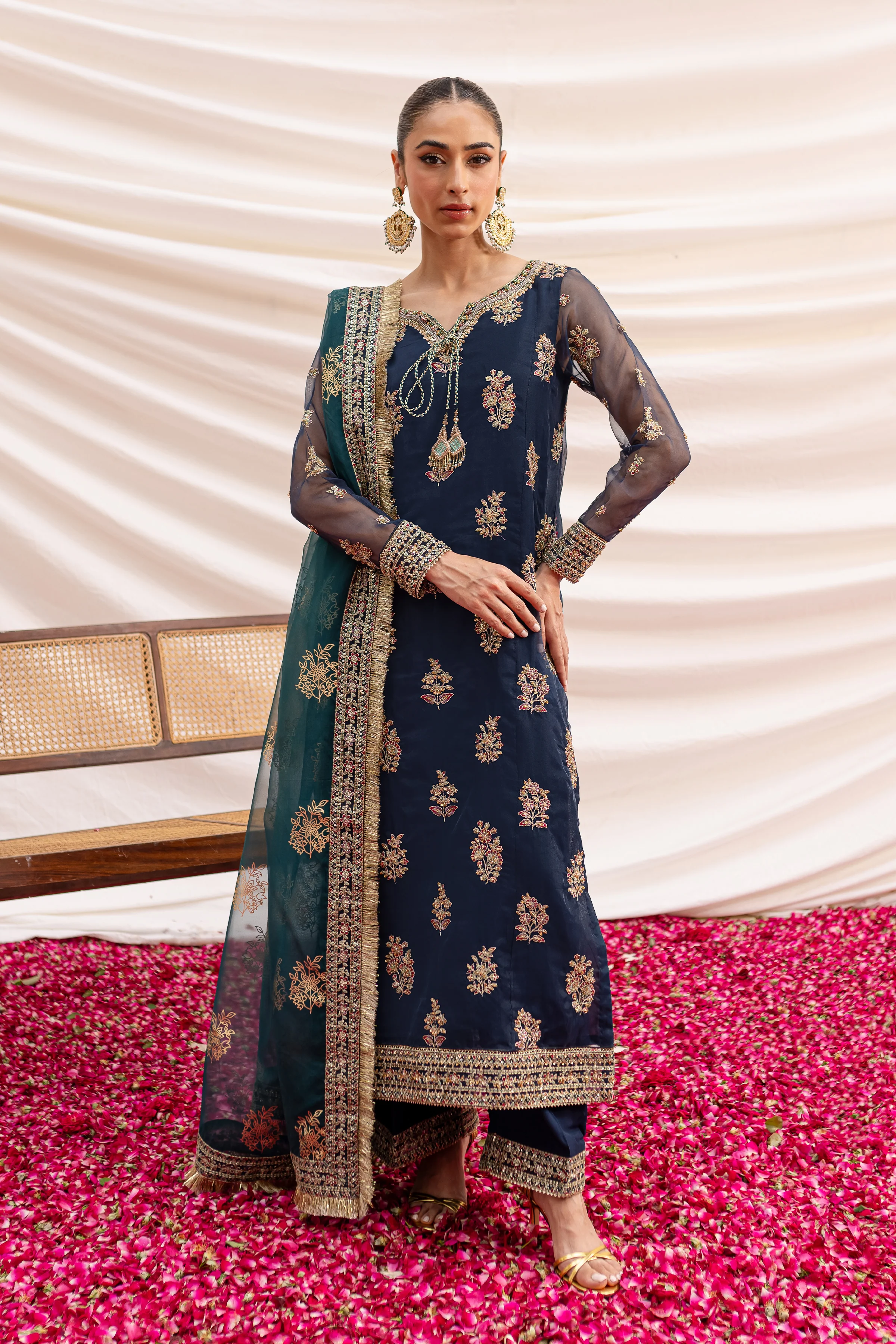 Gulpari 3Pc - Formal Dress - Image 4
