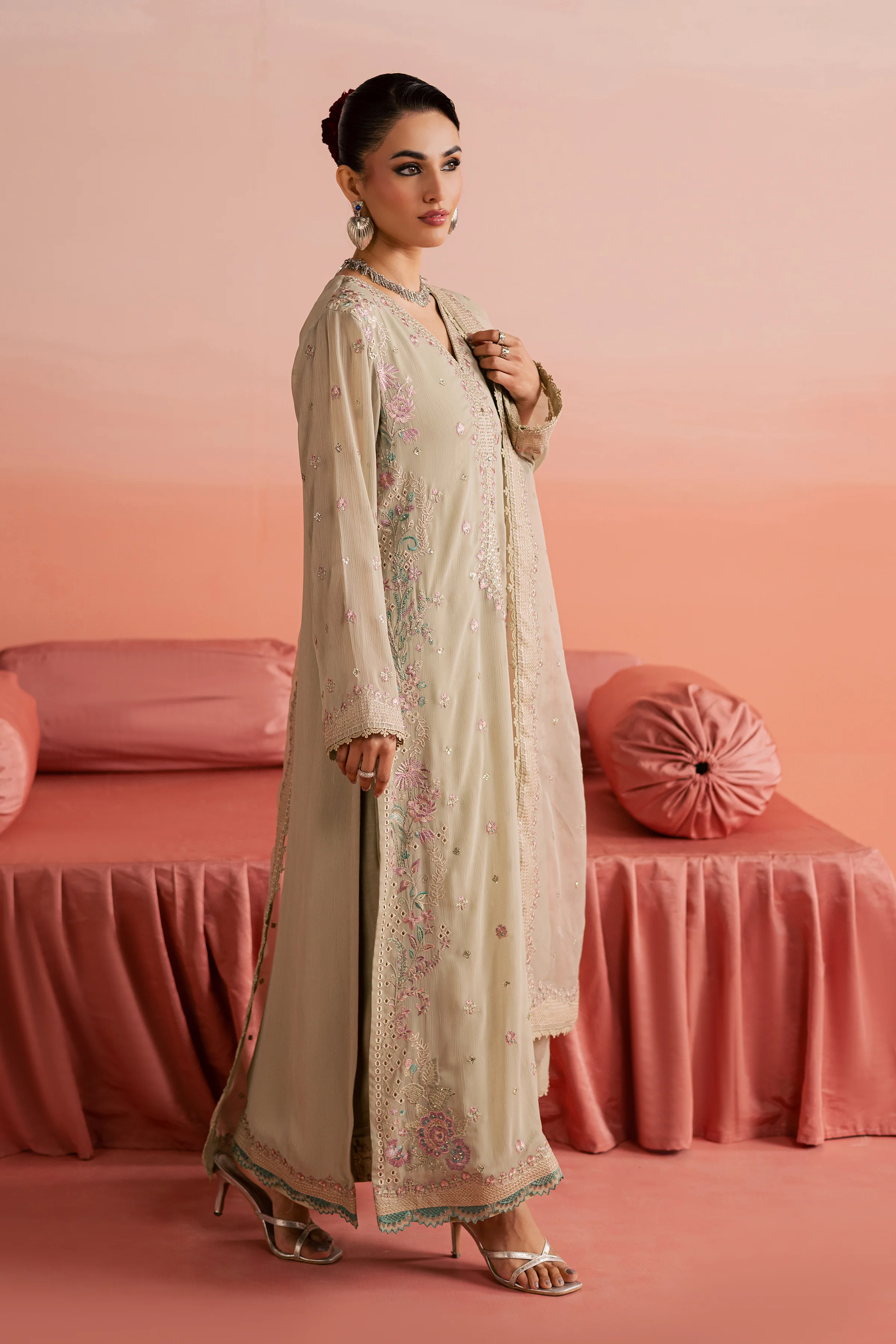 Habeeba 3Pc - Festive Luxe Pret - Image 7