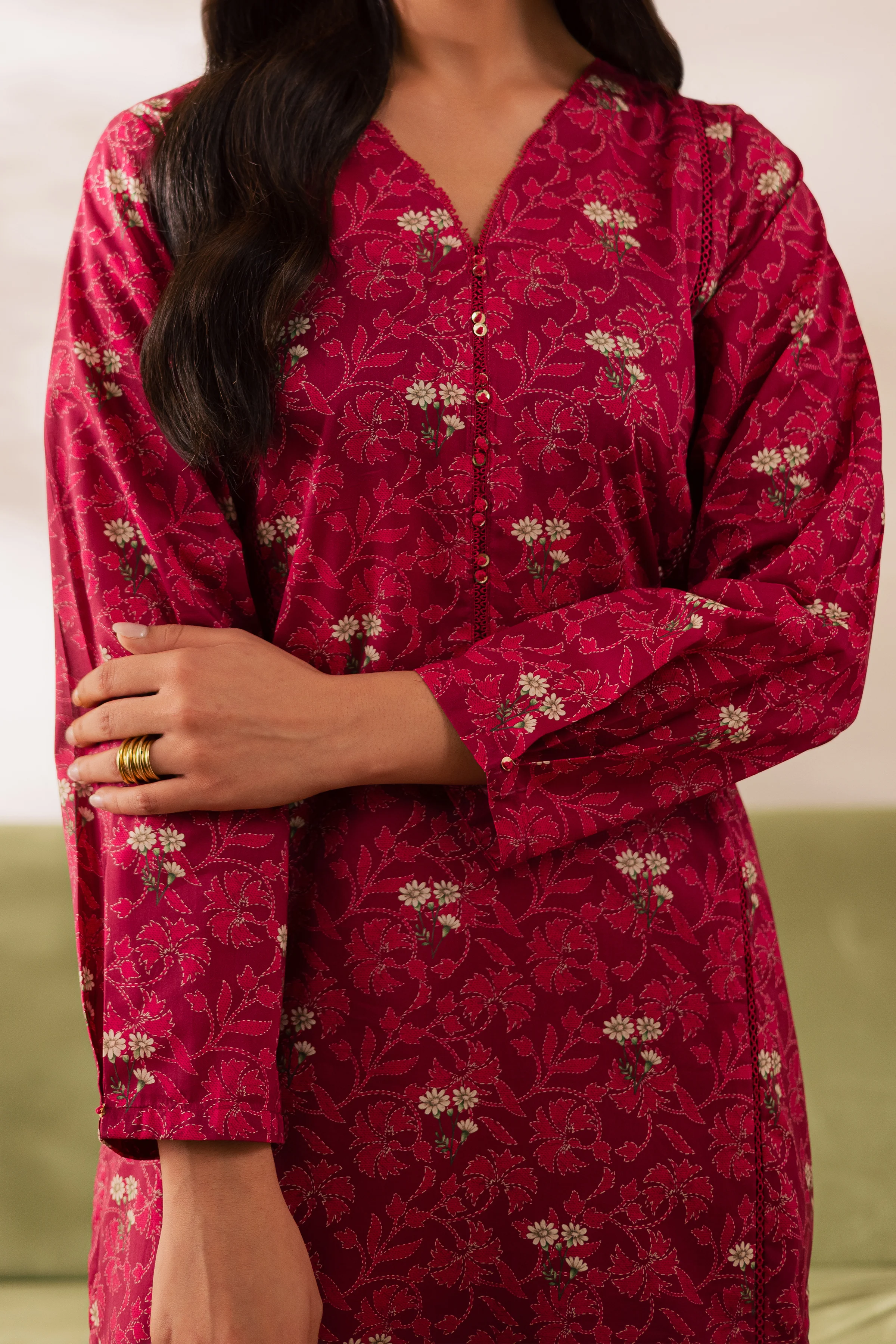 Haima 2Pc - Printed Casual Pret - Image 8