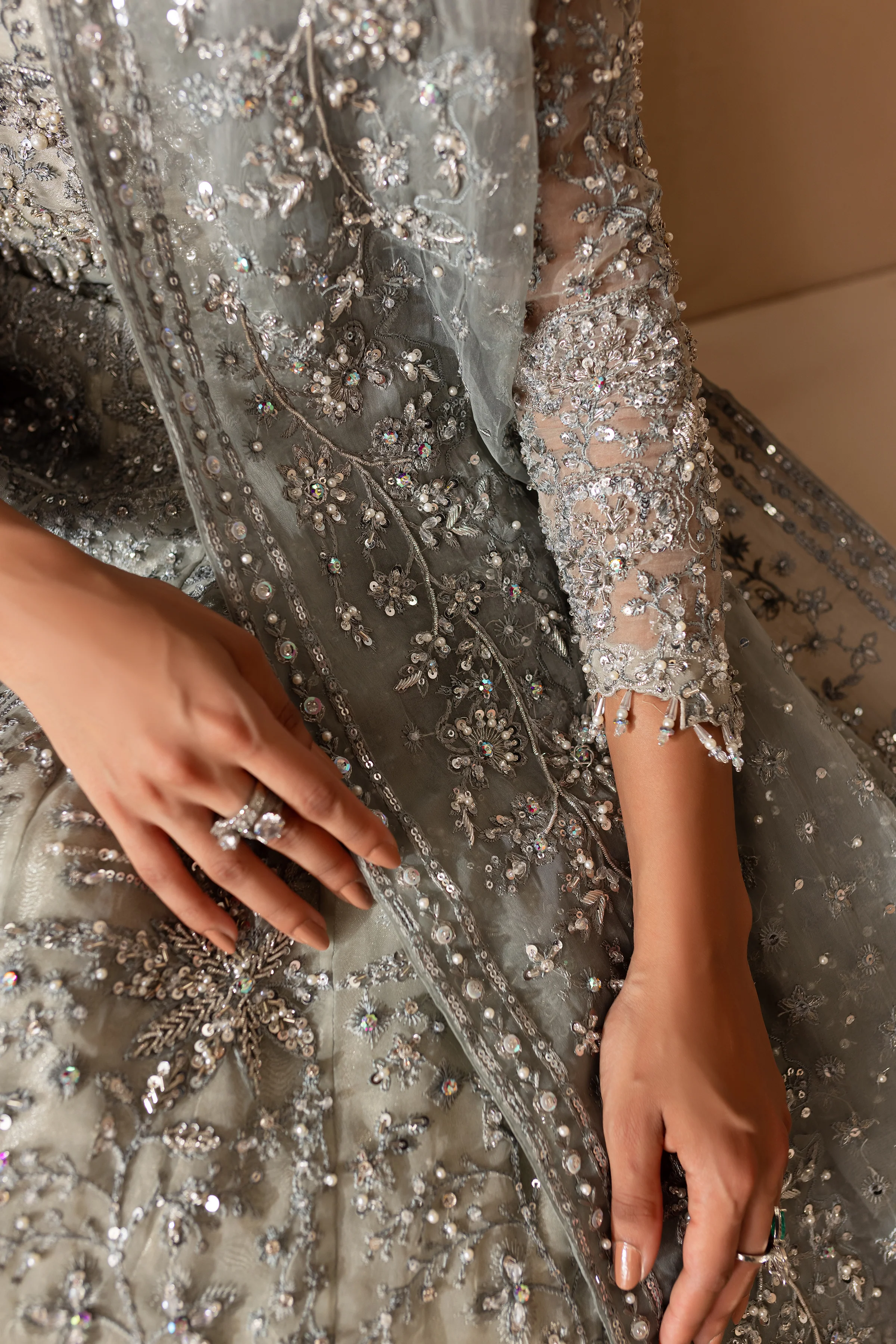 Hanzla 4Pc - Bridal Dress - Image 13