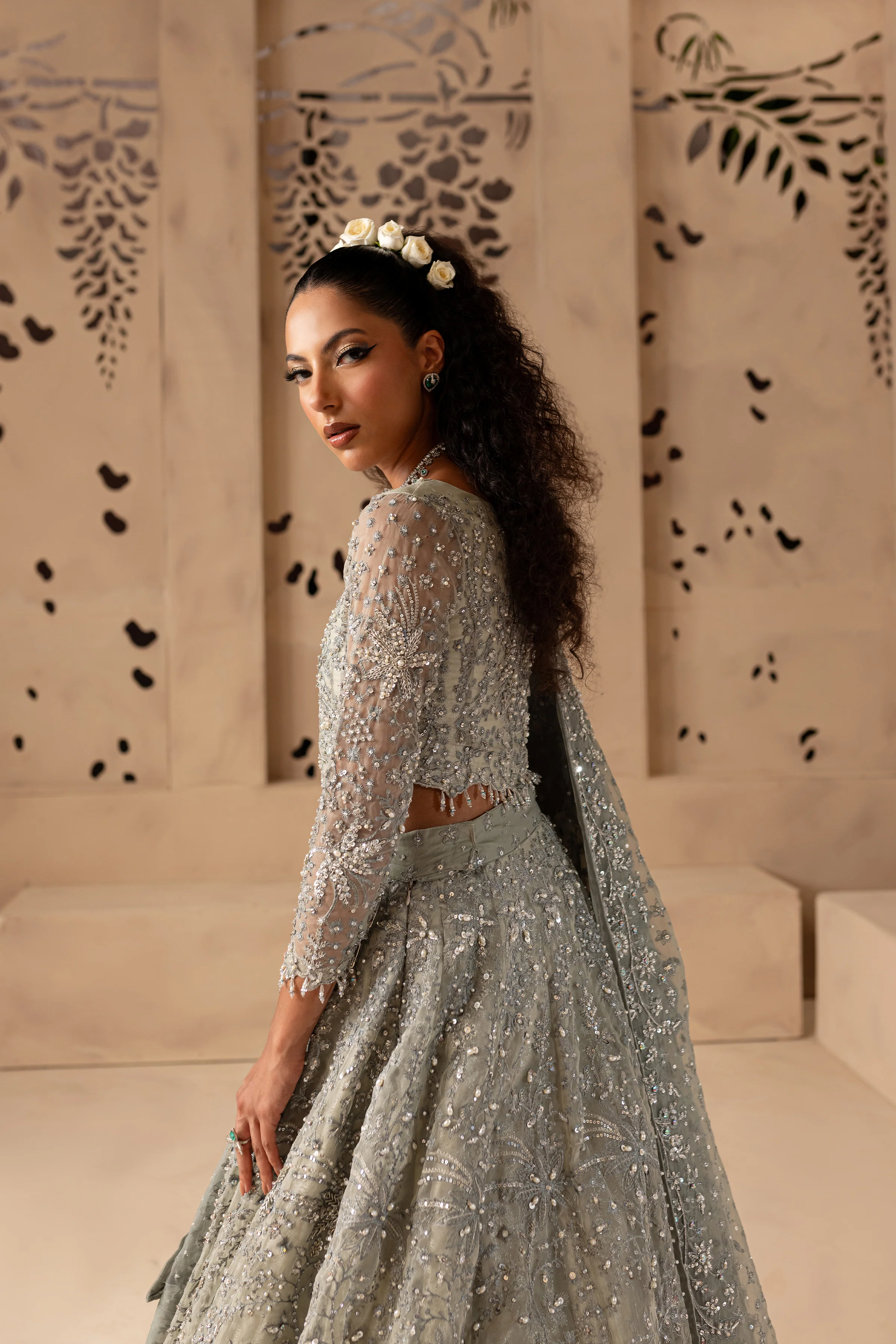 Hanzla 4Pc - Bridal Dress - Image 15