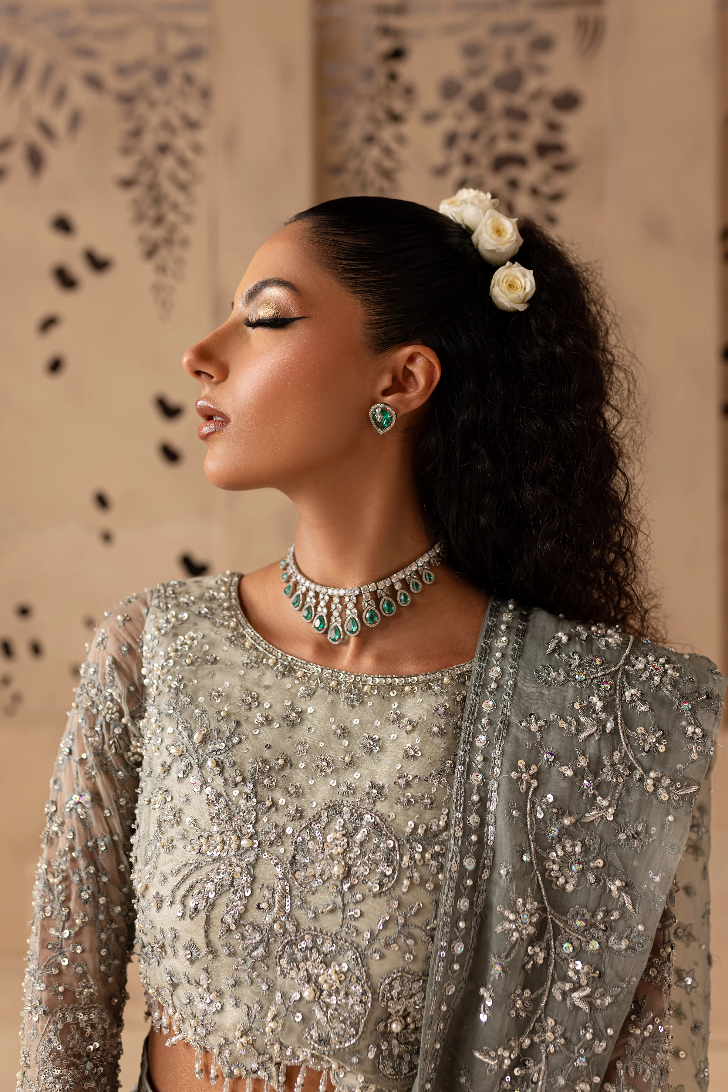 Hanzla 4Pc - Bridal Dress - Image 5