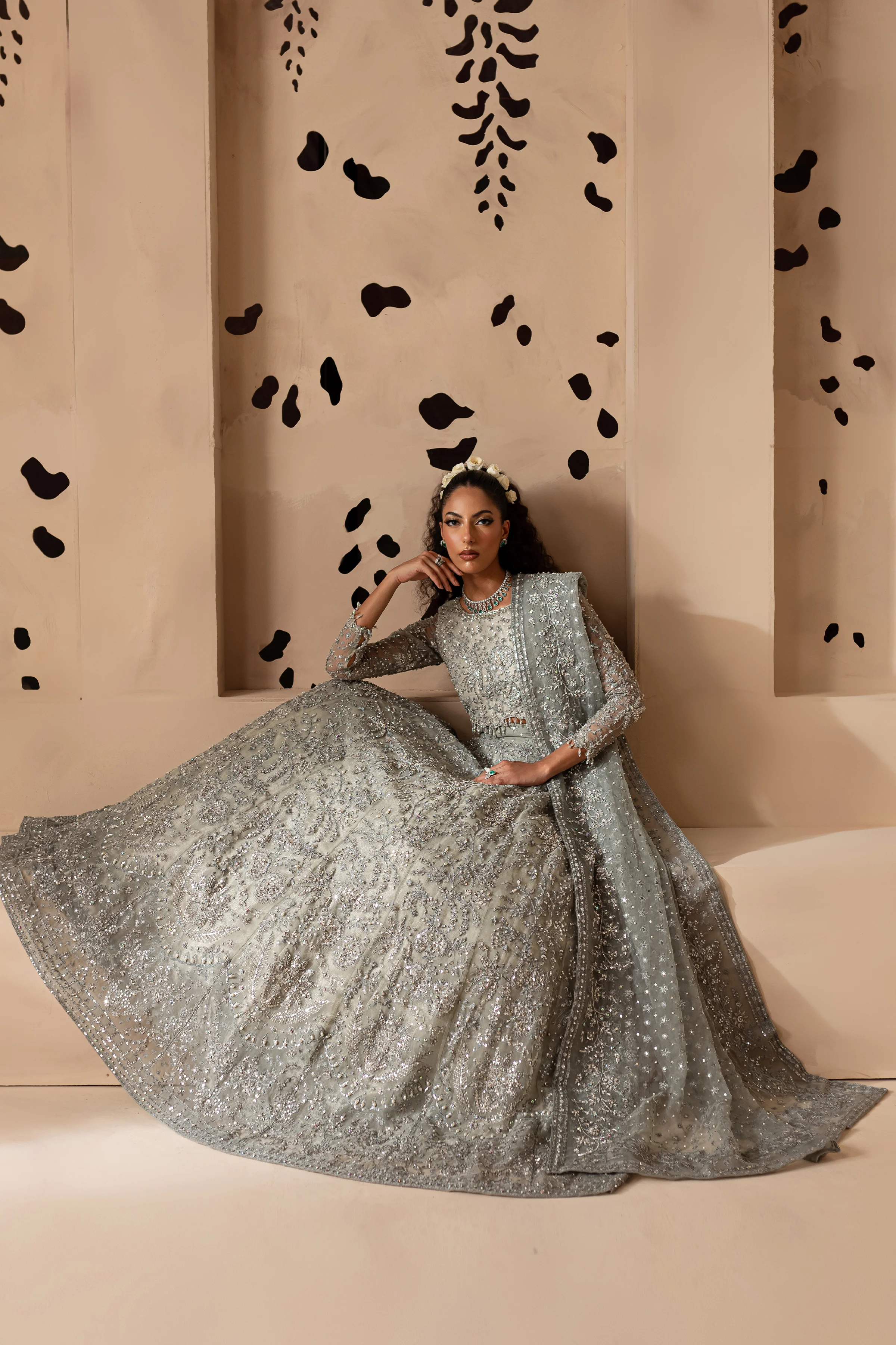 Hanzla 4Pc - Bridal Dress - Image 6