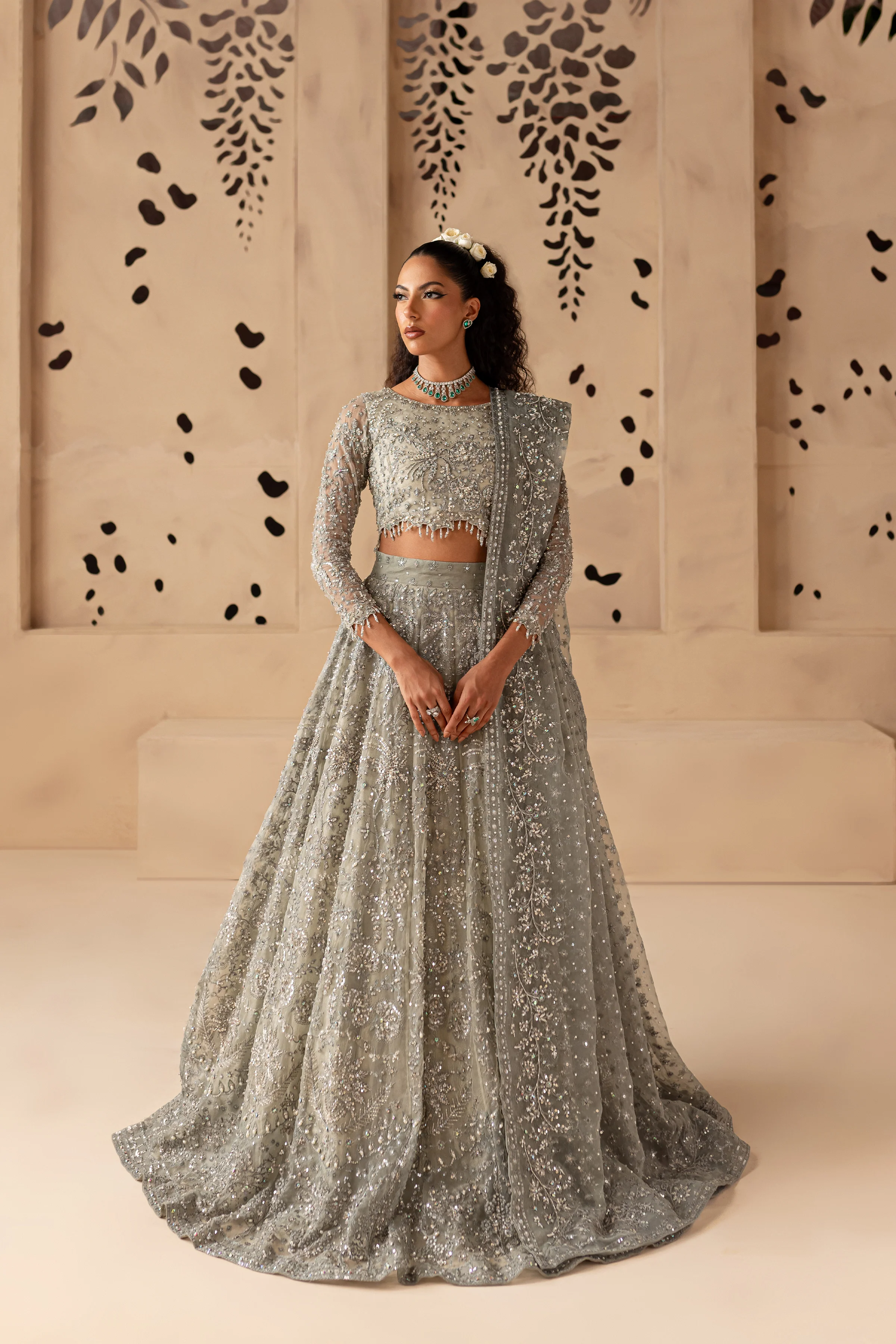 Hanzla 4Pc - Bridal Dress - Image 7