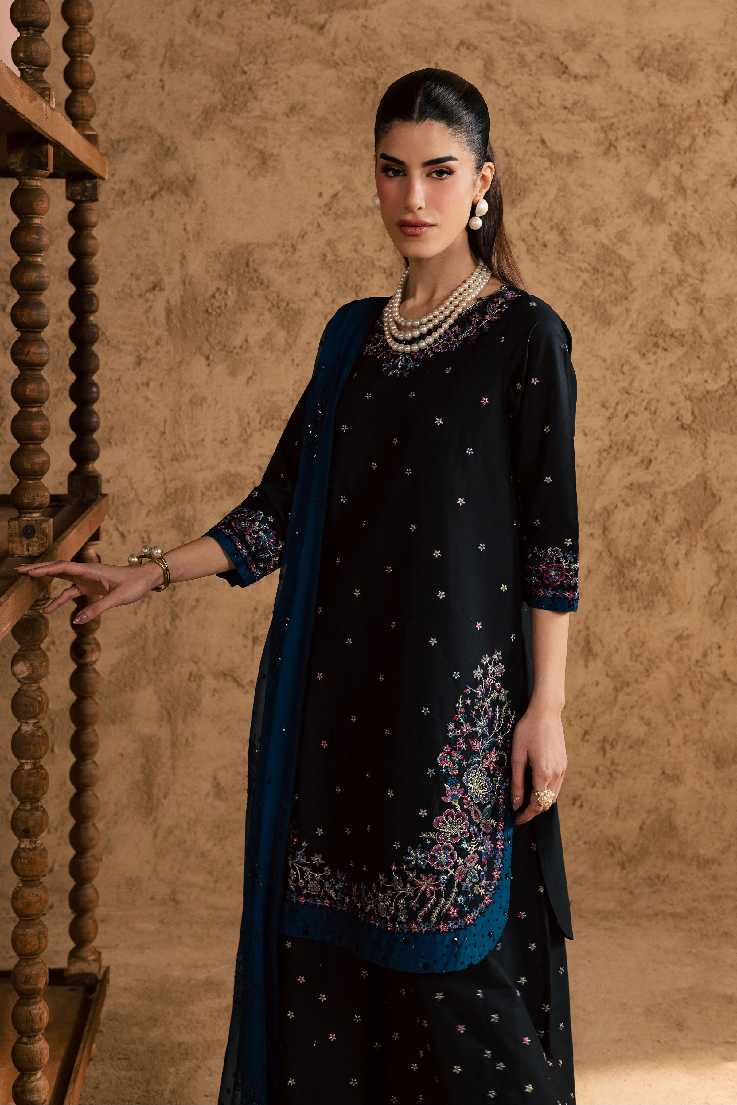 Hayaam 3Pc - Festive Eid Pret - Image 3