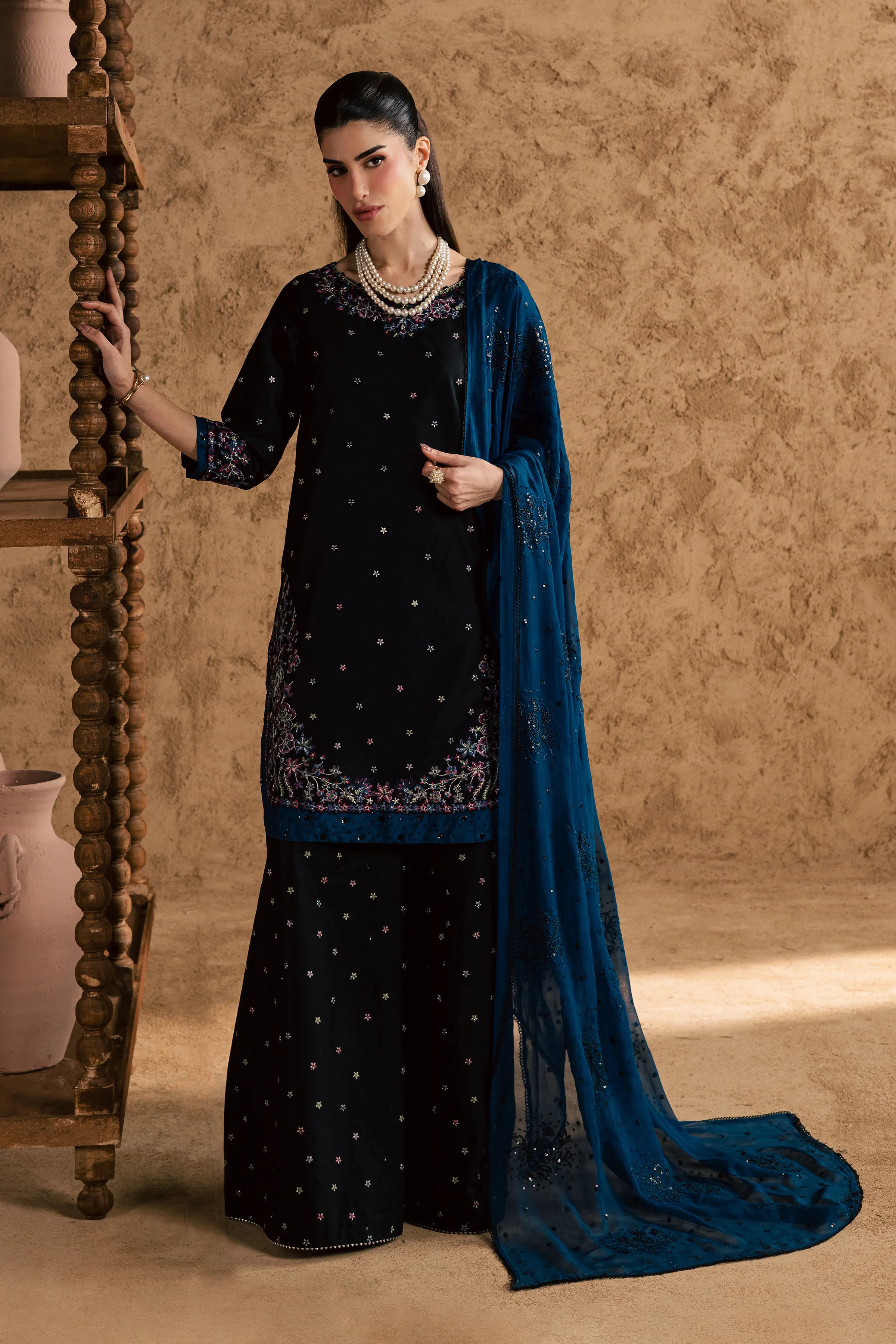 Hayaam 3Pc - Festive Eid Pret - Image 4