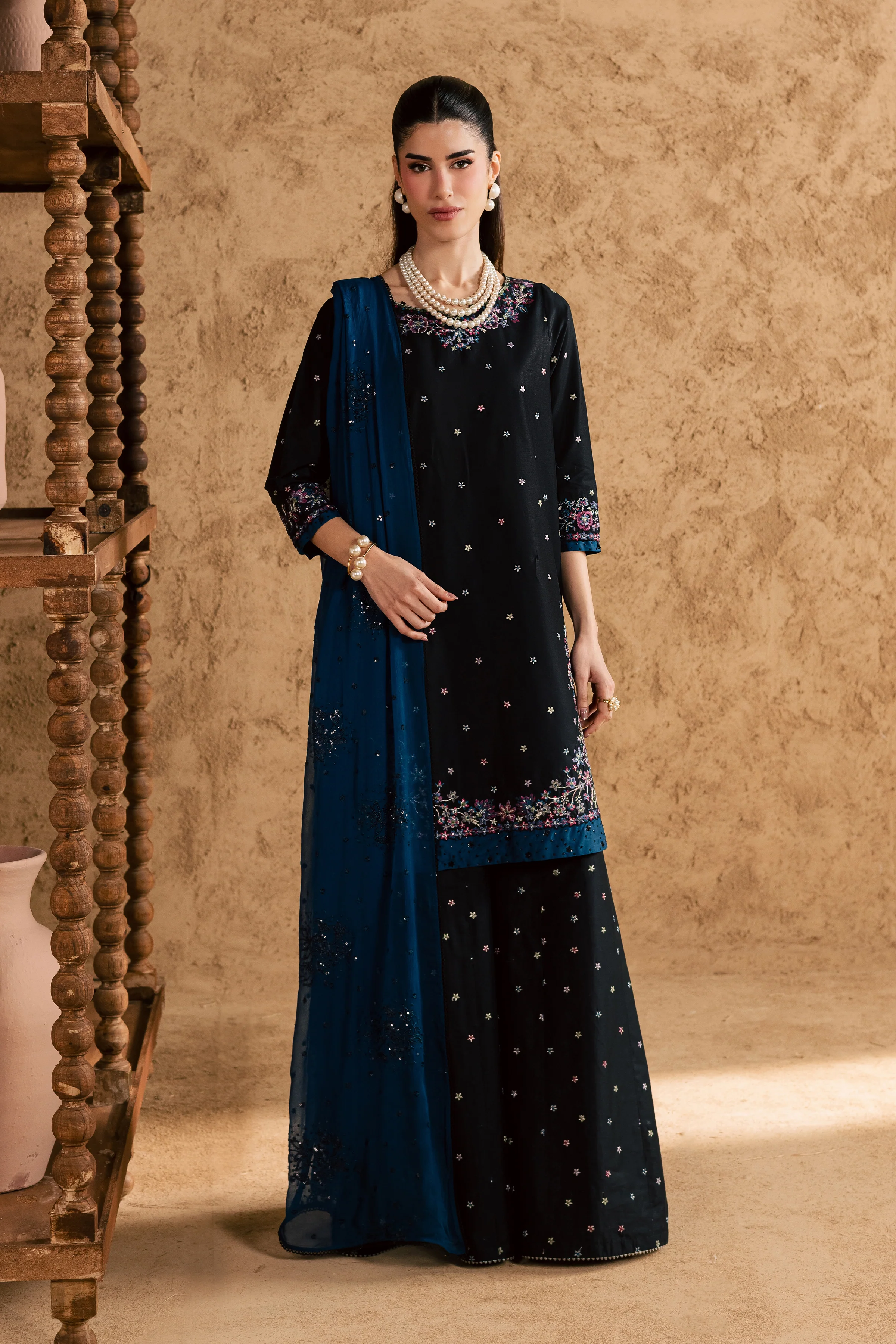Hayaam 3Pc - Festive Eid Pret - Image 5