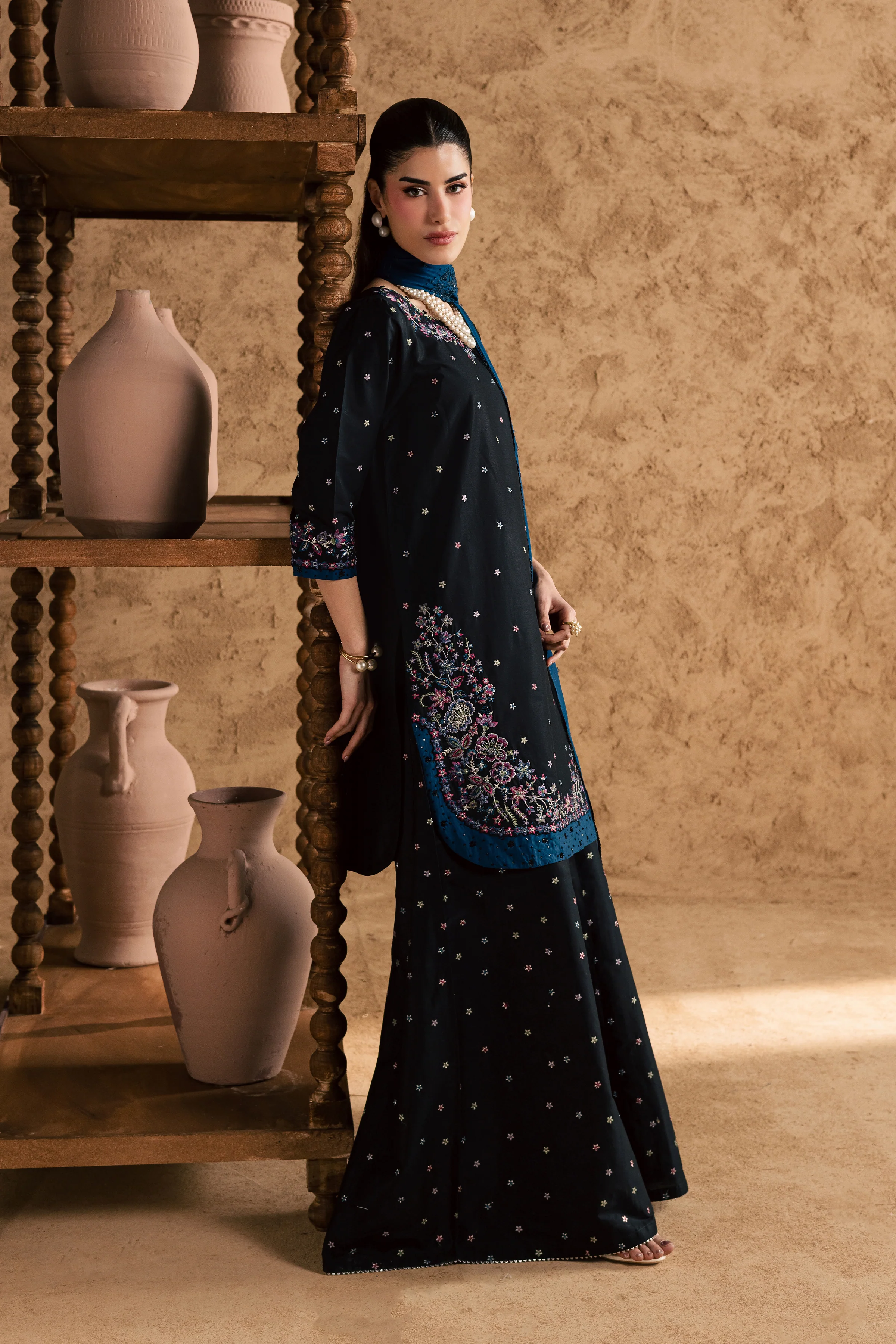 Hayaam 3Pc - Festive Eid Pret - Image 7