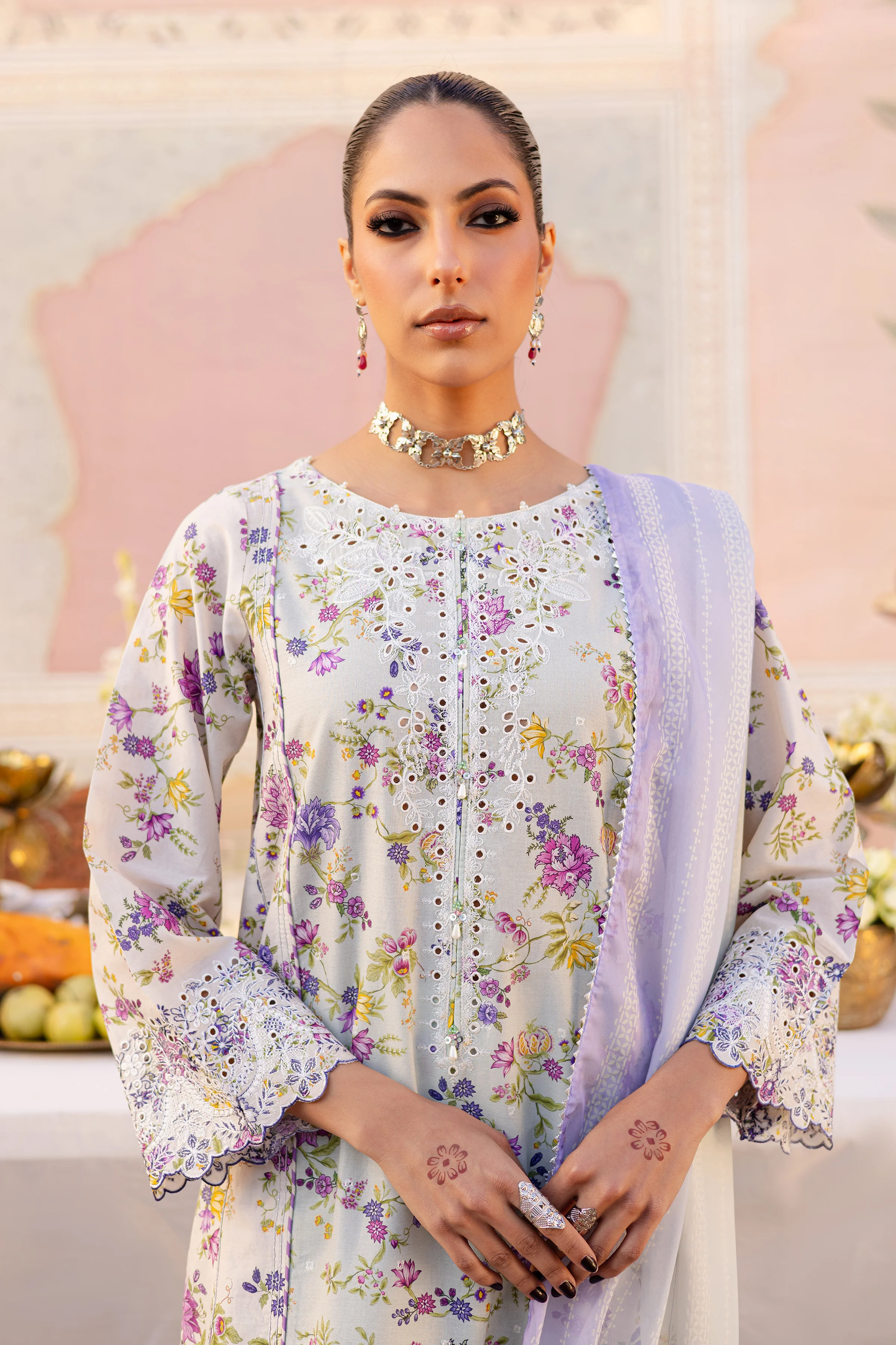 Haze 3Pc- Printed Lawn Dress - Image 2