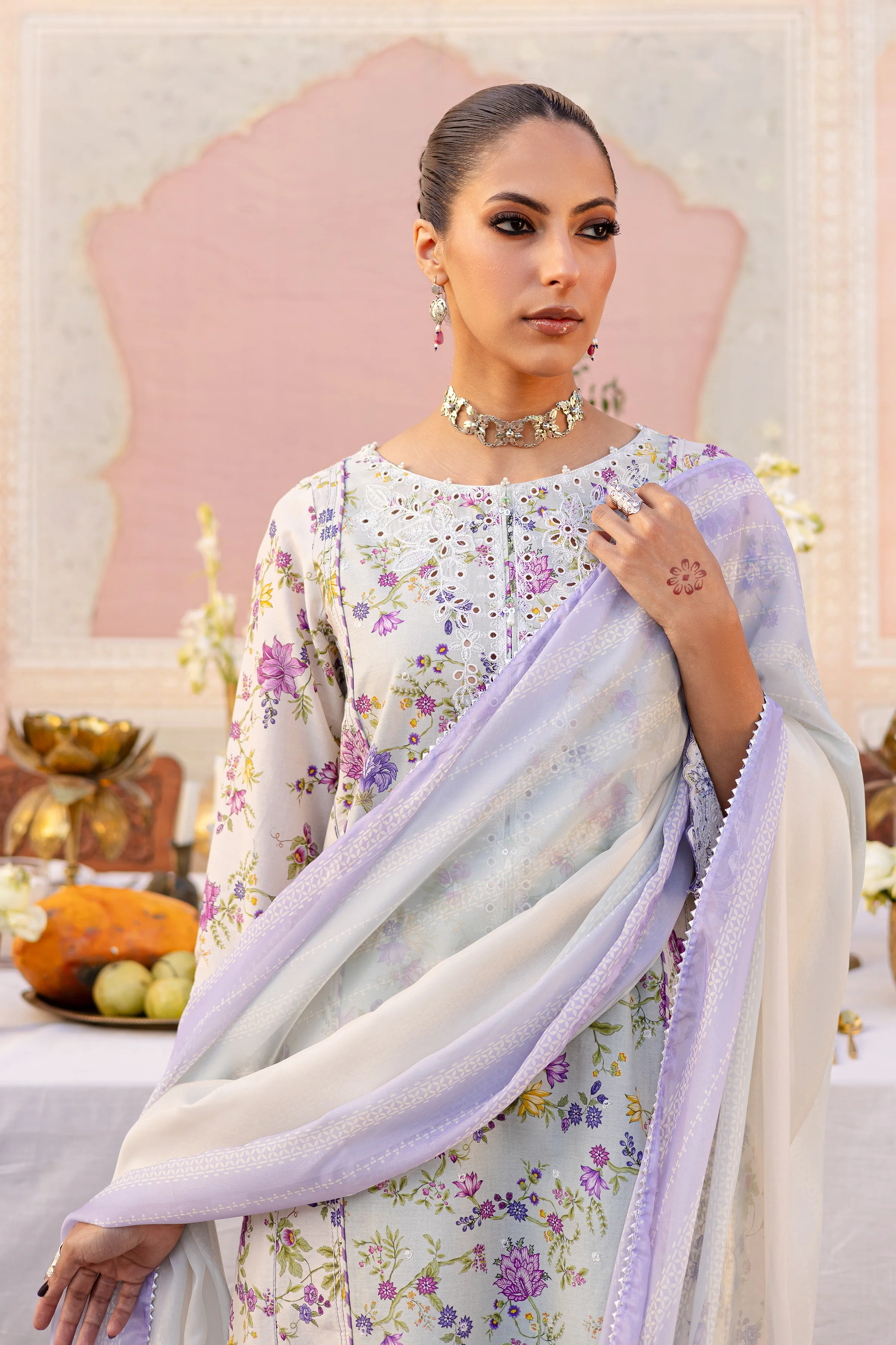 Haze 3Pc- Printed Lawn Dress - Image 3