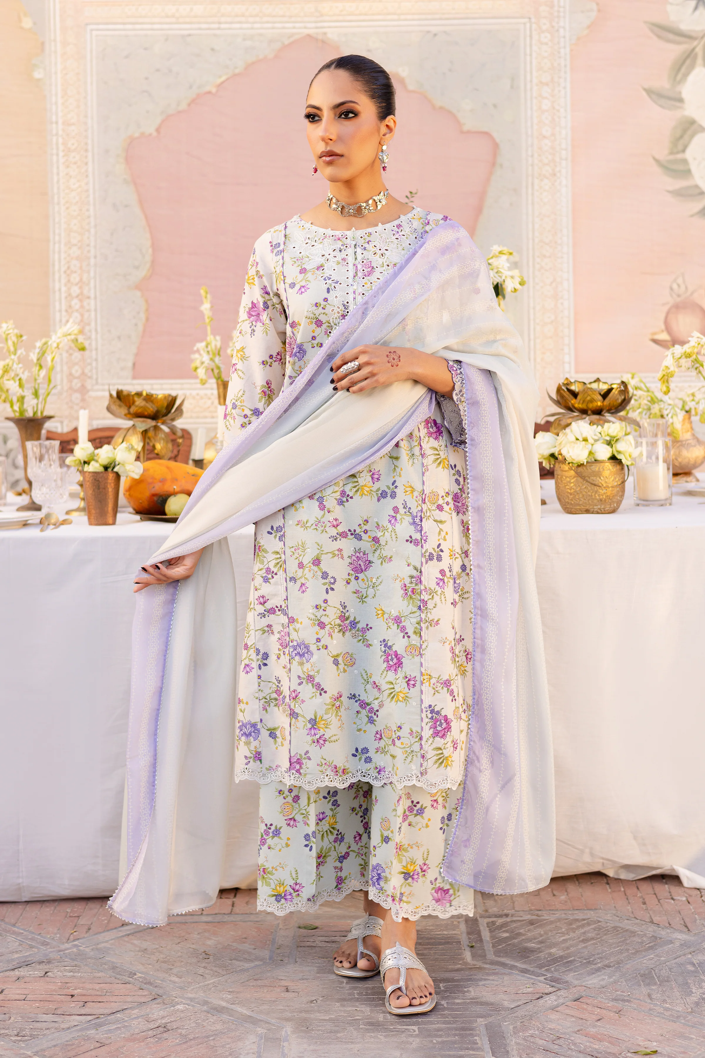 Haze 3Pc- Printed Lawn Dress - Image 4