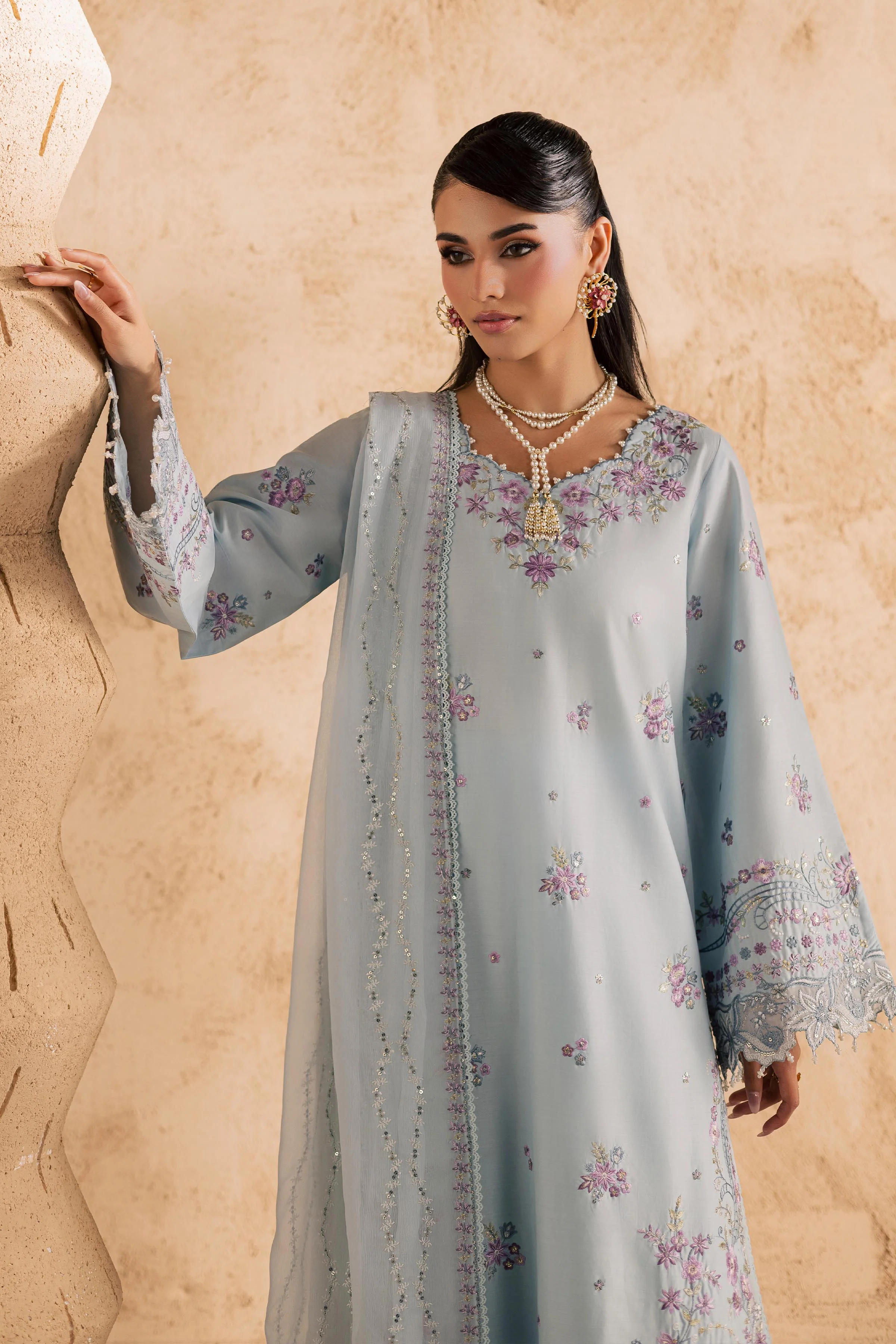 Ice 3Pc - Embroidered Festive Pret - Image 9