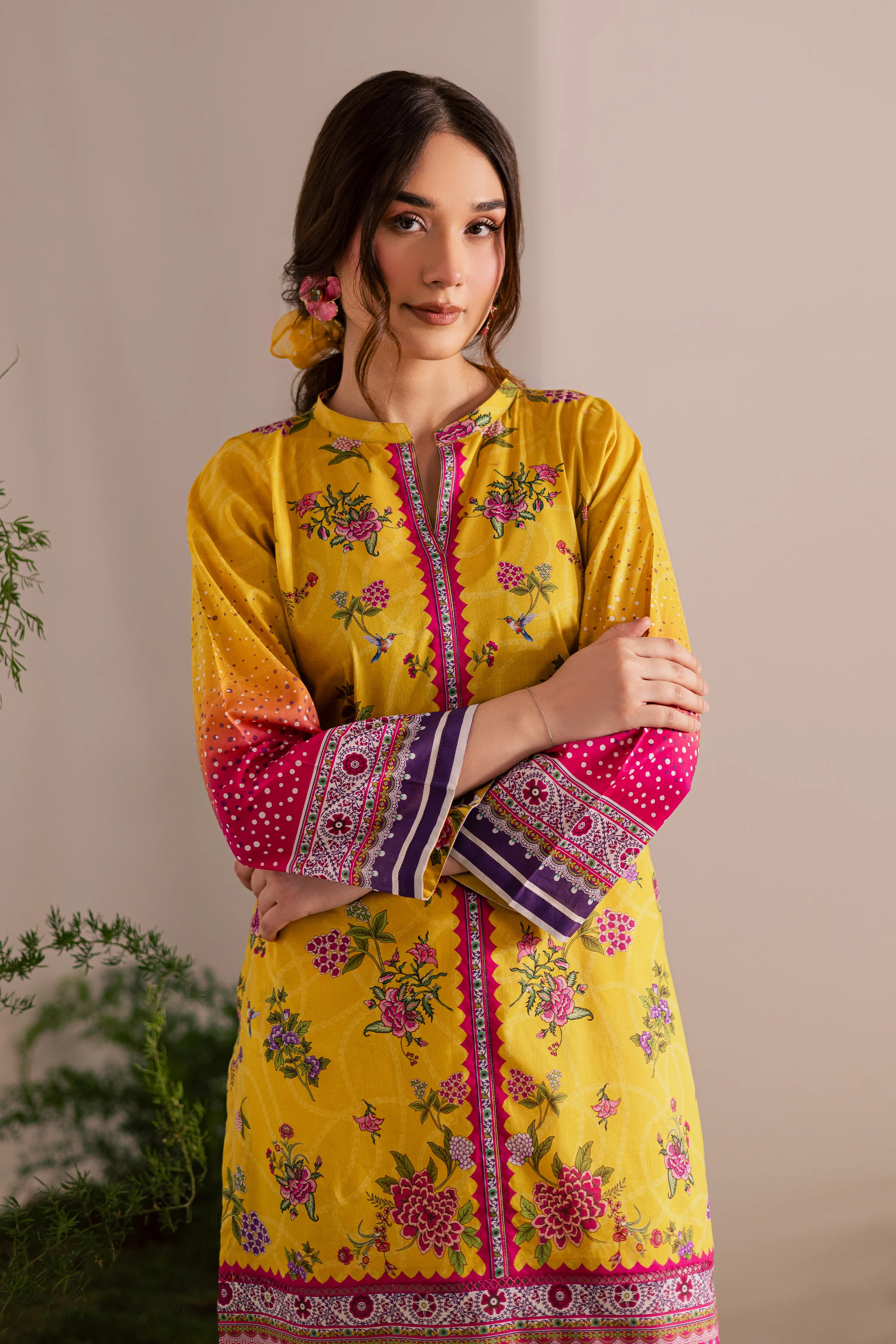 Inferno 2Pc - Printed Lawn Dress - Image 2