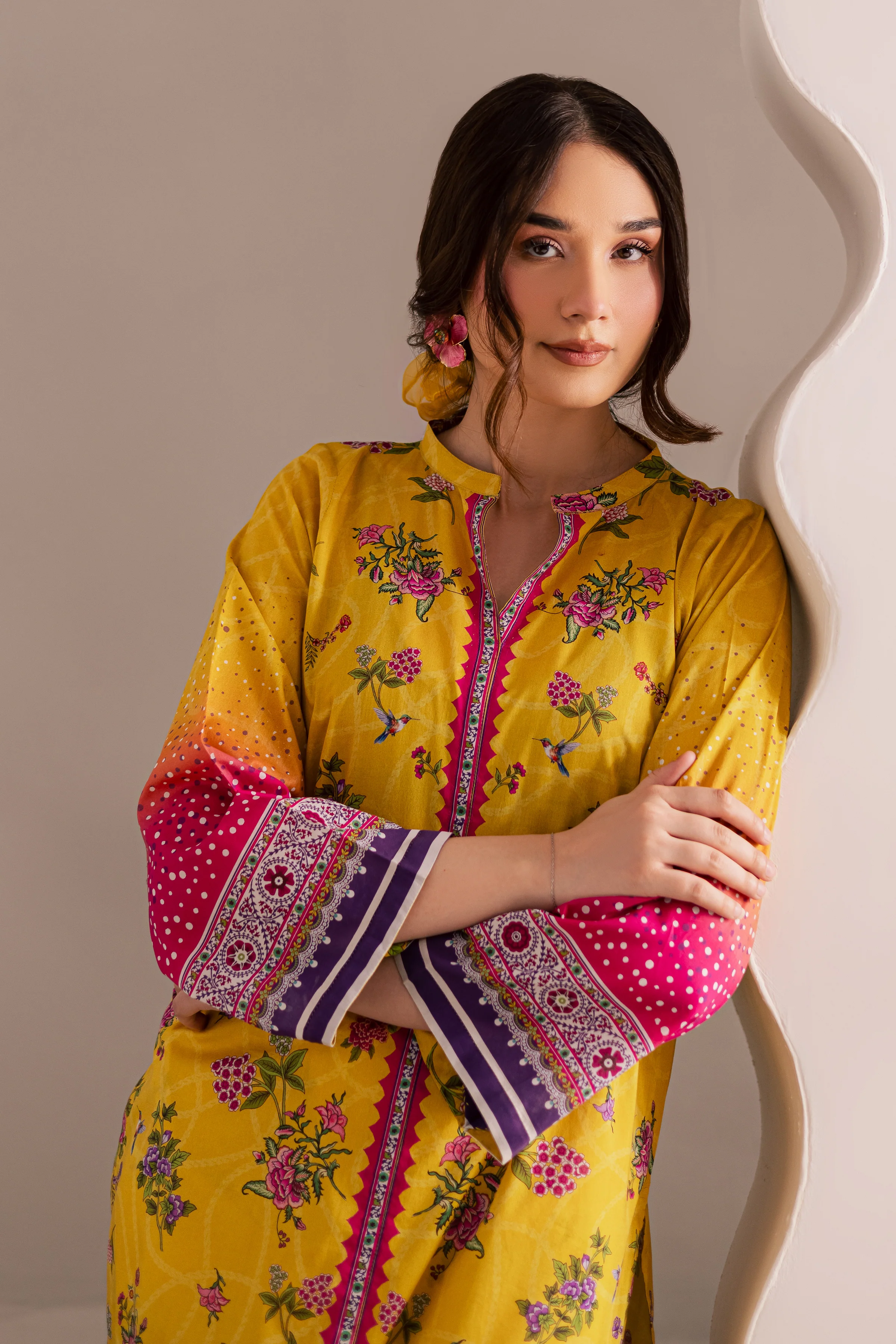 Inferno 2Pc - Printed Lawn Dress - Image 3