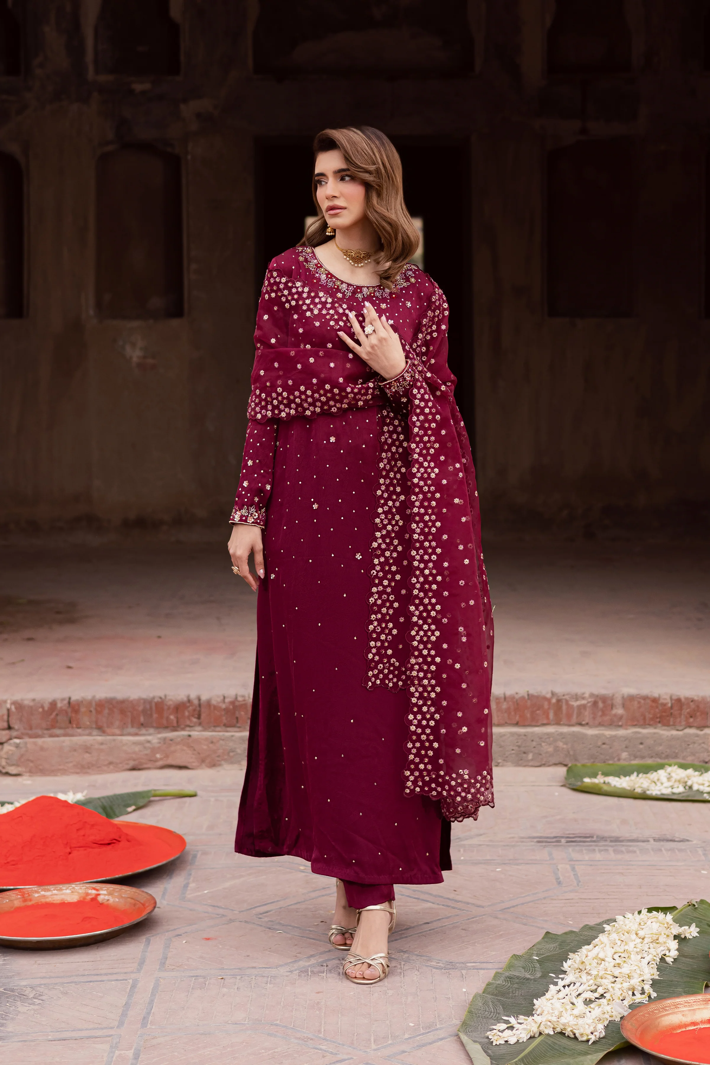 Isleen 3Pc - Festive Luxe Pret - Image 3