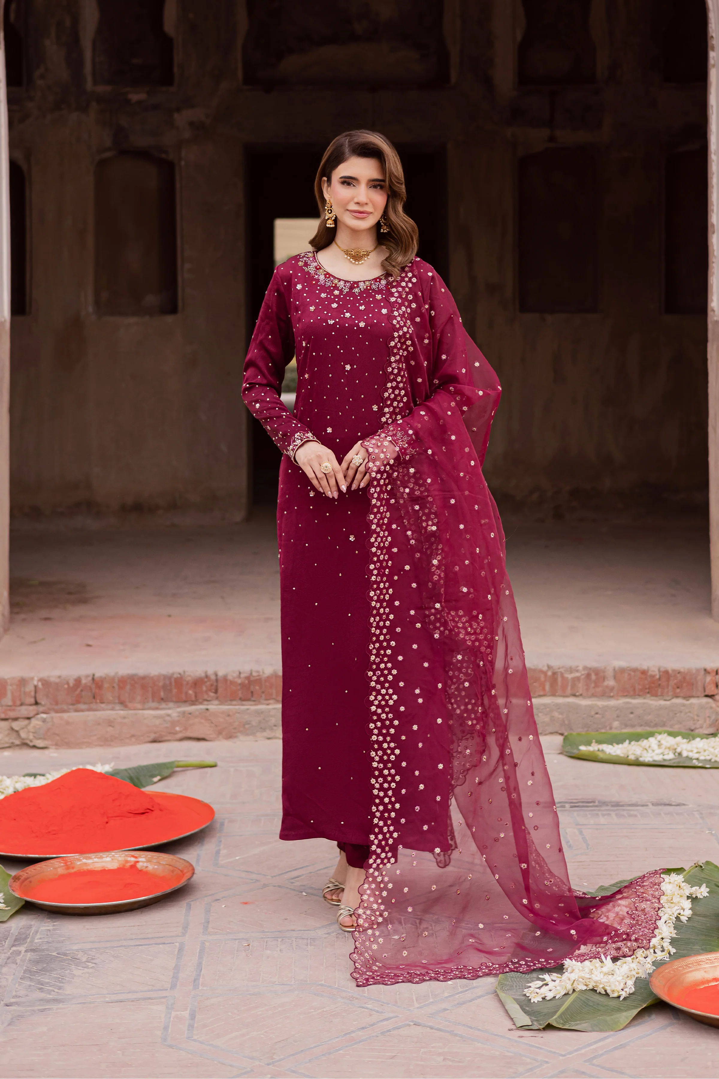 Isleen 3Pc - Festive Luxe Pret - Image 5