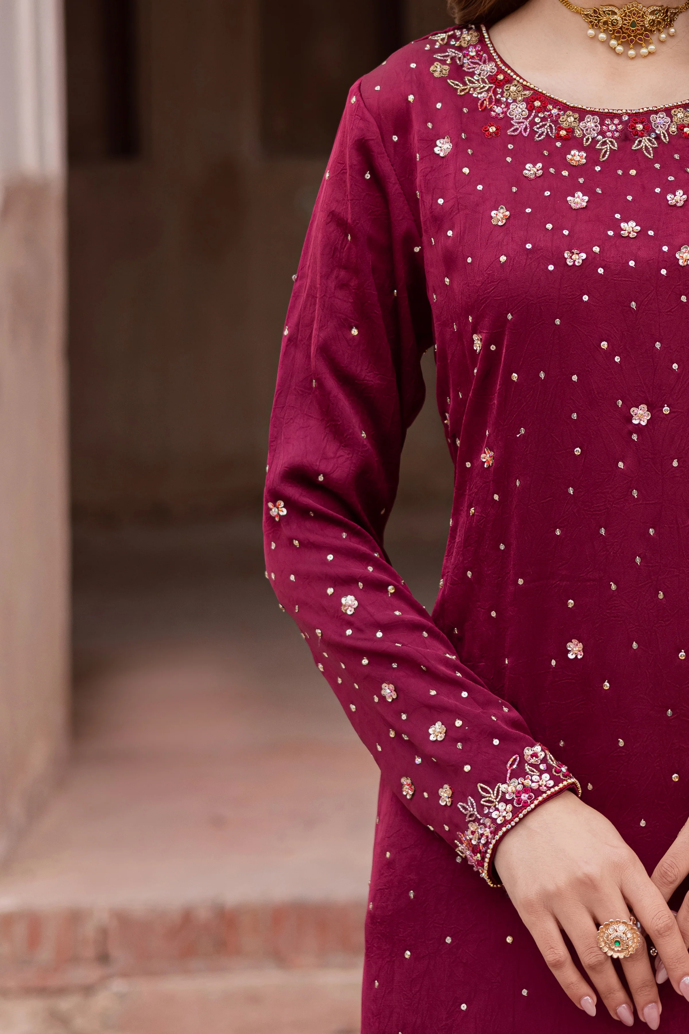 Isleen 3Pc - Festive Luxe Pret - Image 8