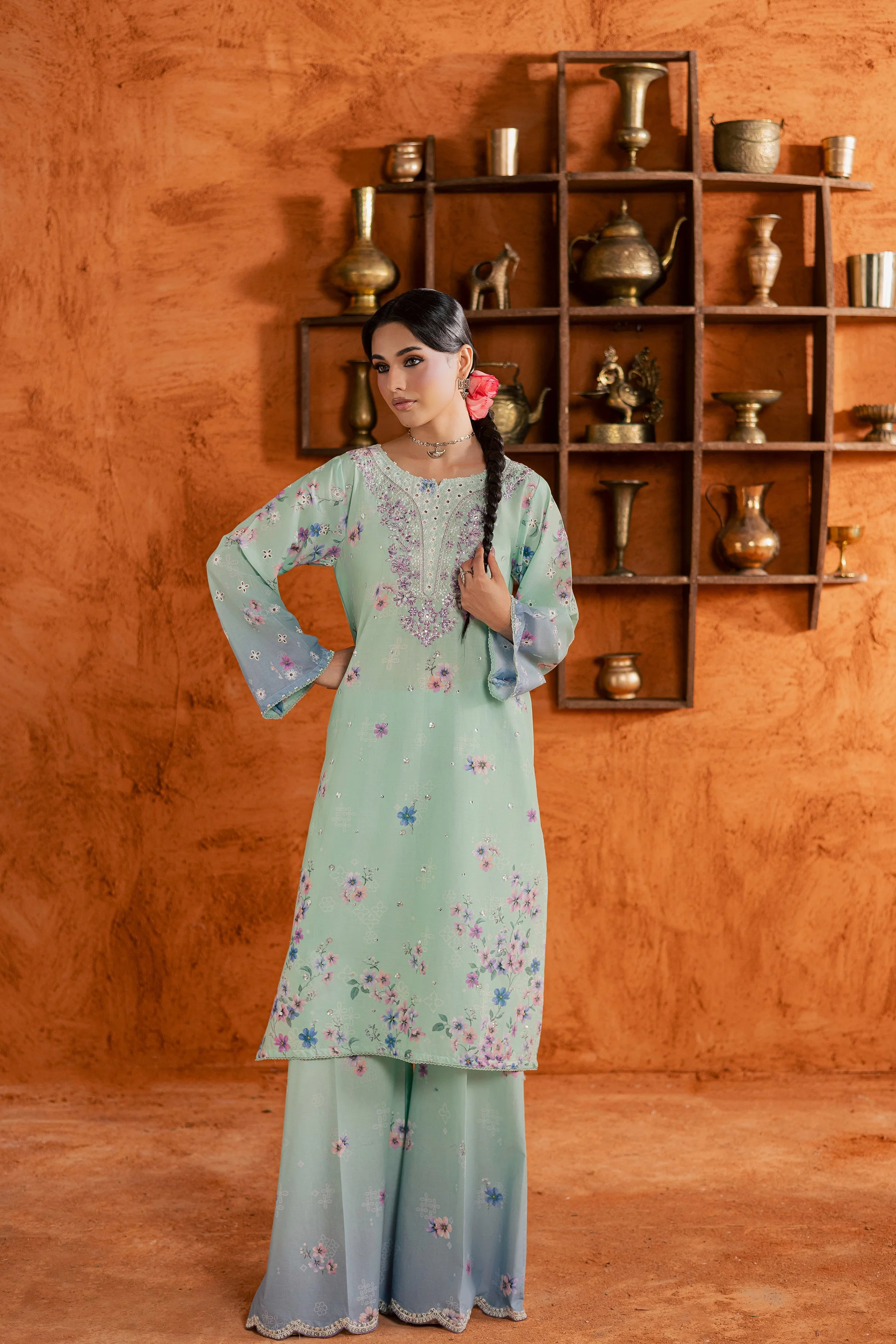 Ivoria 2Pc - Printed Lawn Dress