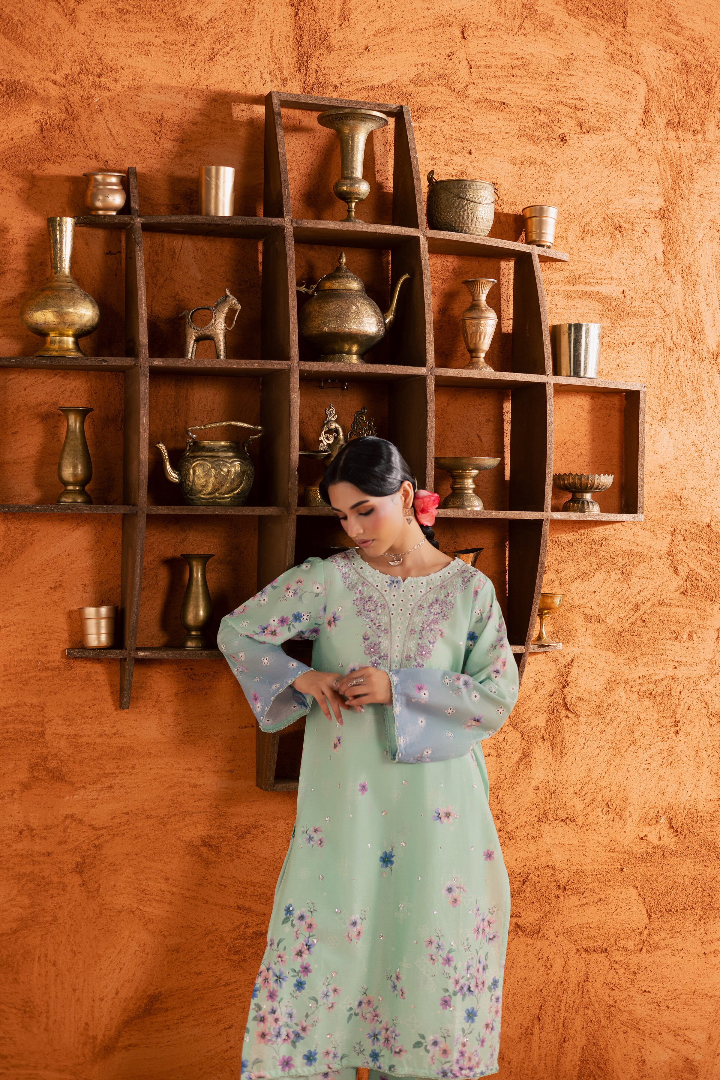Ivoria 2Pc - Printed Lawn Dress - Image 3