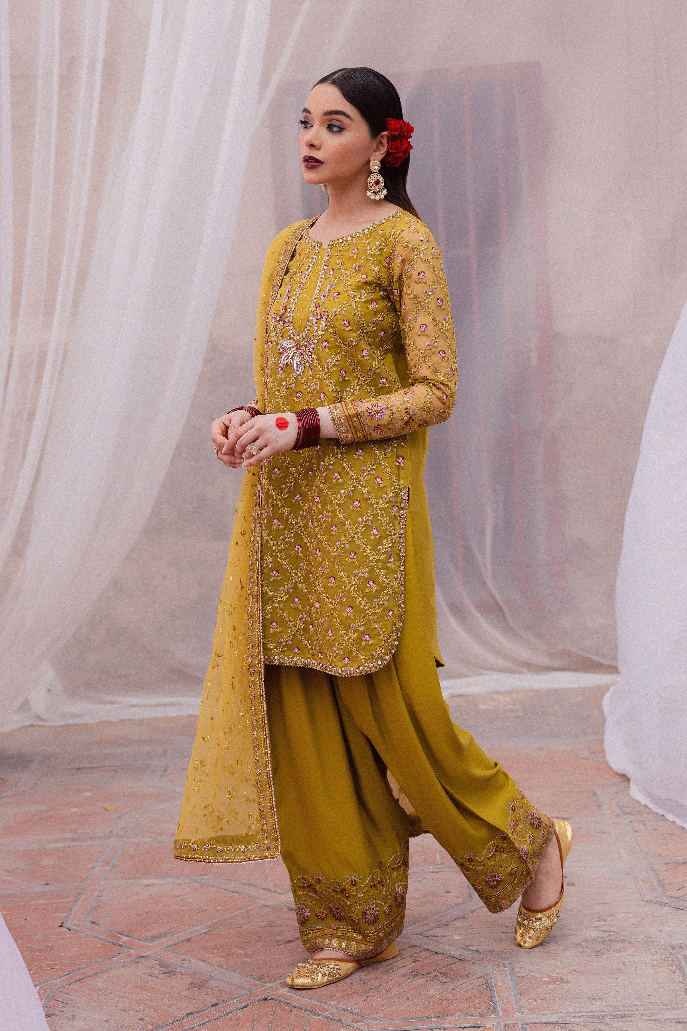 Izel 3Pc - Festive Luxe Pret - Image 4