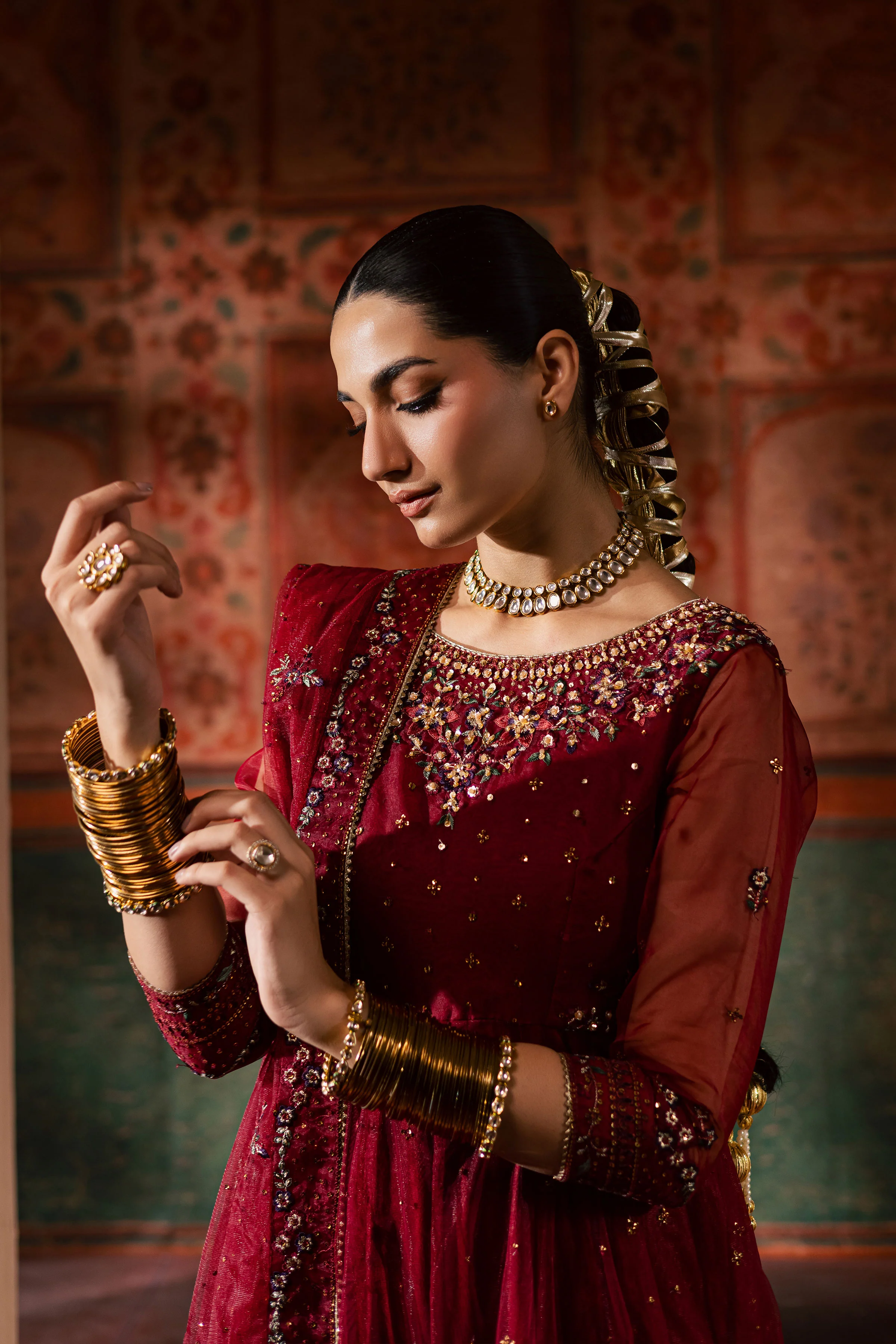 Janan  3Pc - Luxury Wedding Frock - Image 10