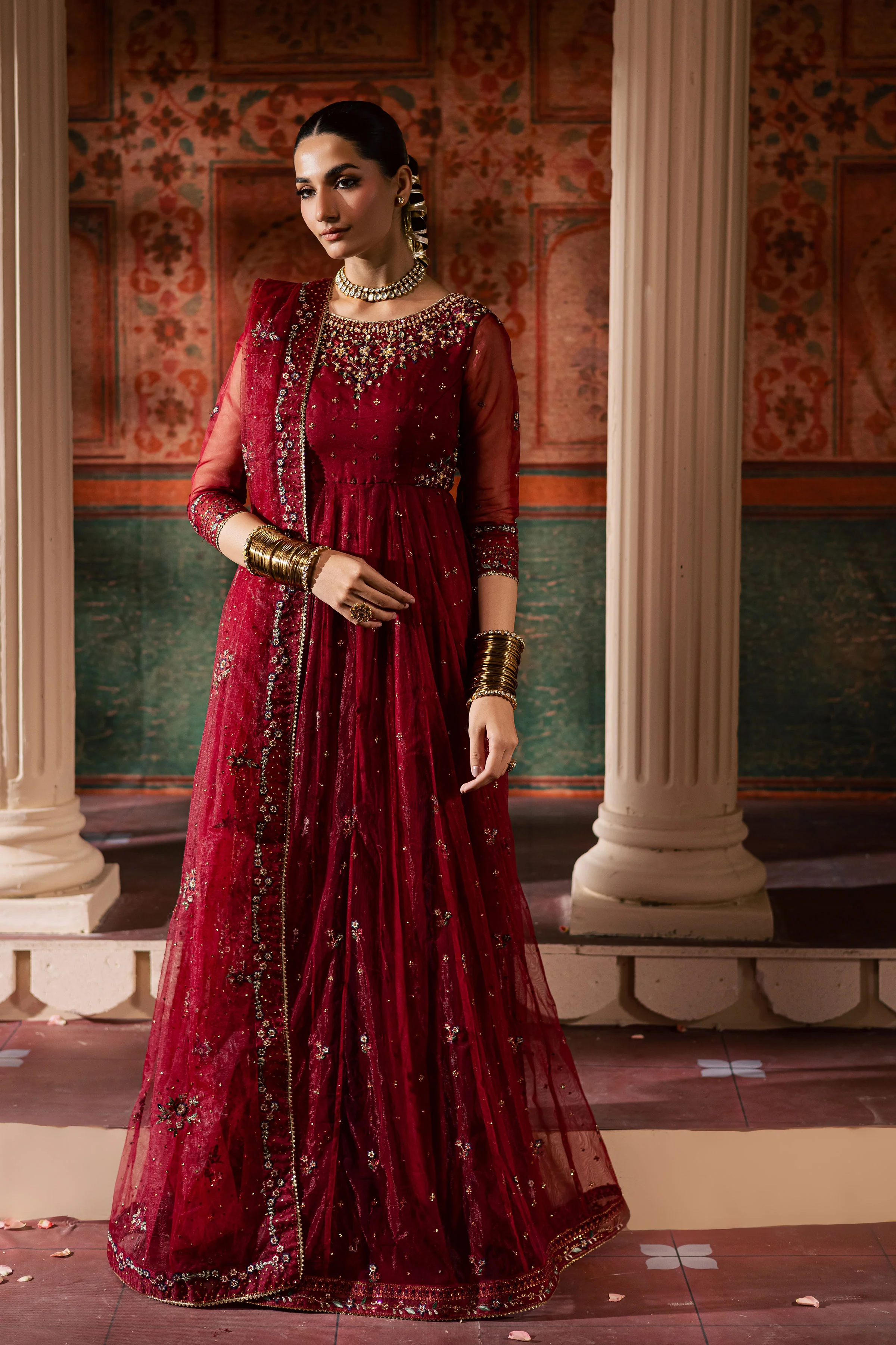 Janan  3Pc - Luxury Wedding Frock - Image 11