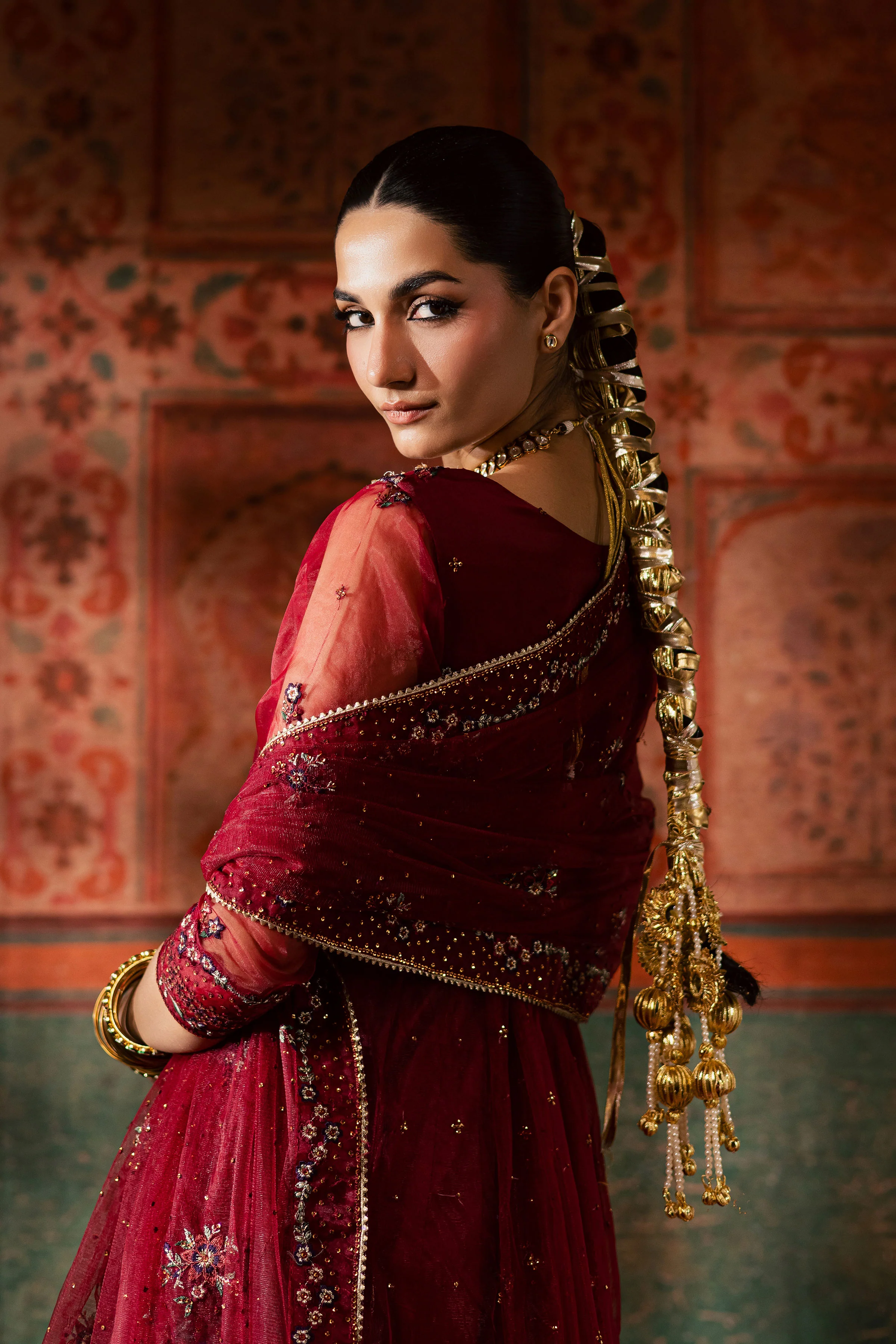 Janan  3Pc - Luxury Wedding Frock - Image 12