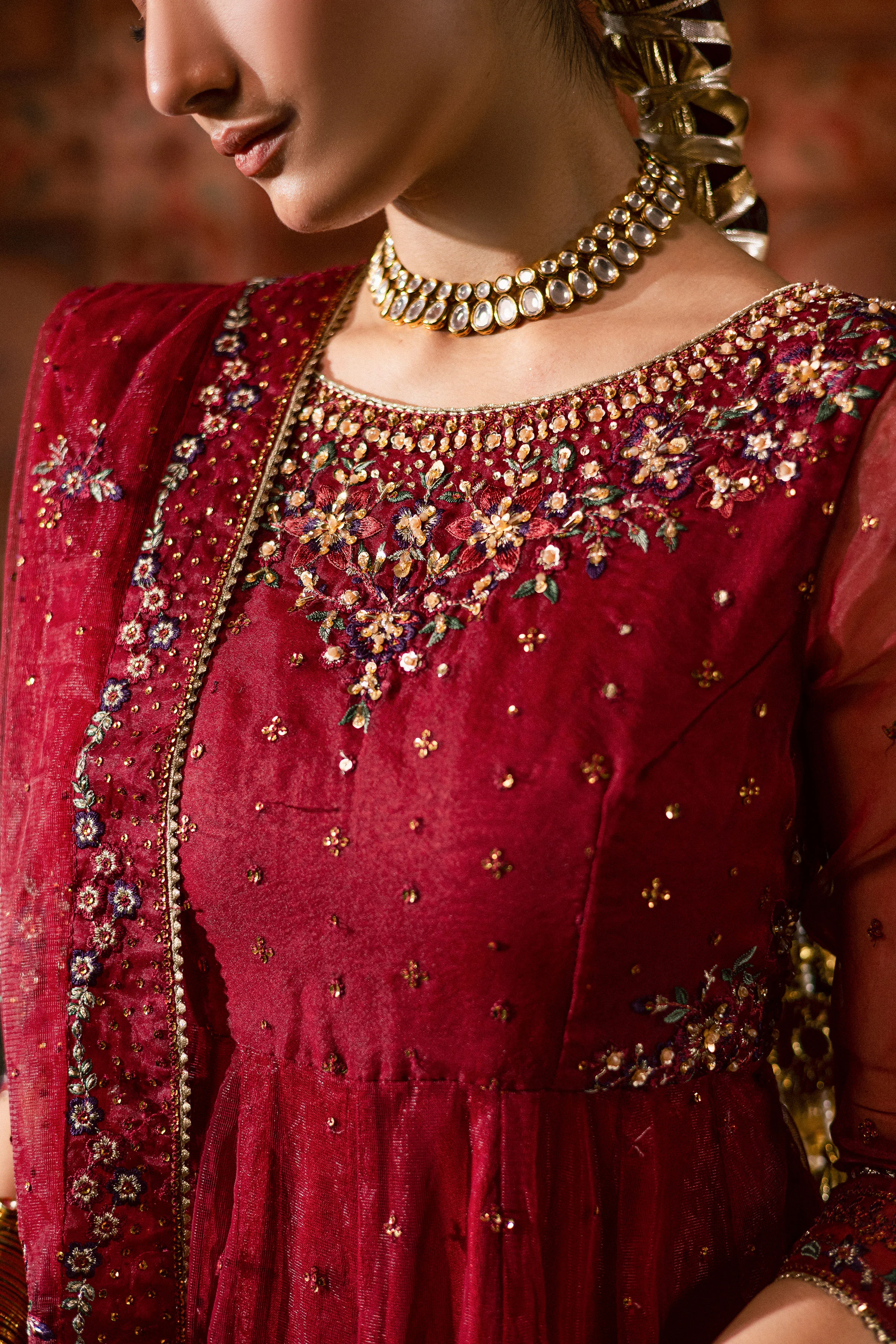 Janan  3Pc - Luxury Wedding Frock - Image 13