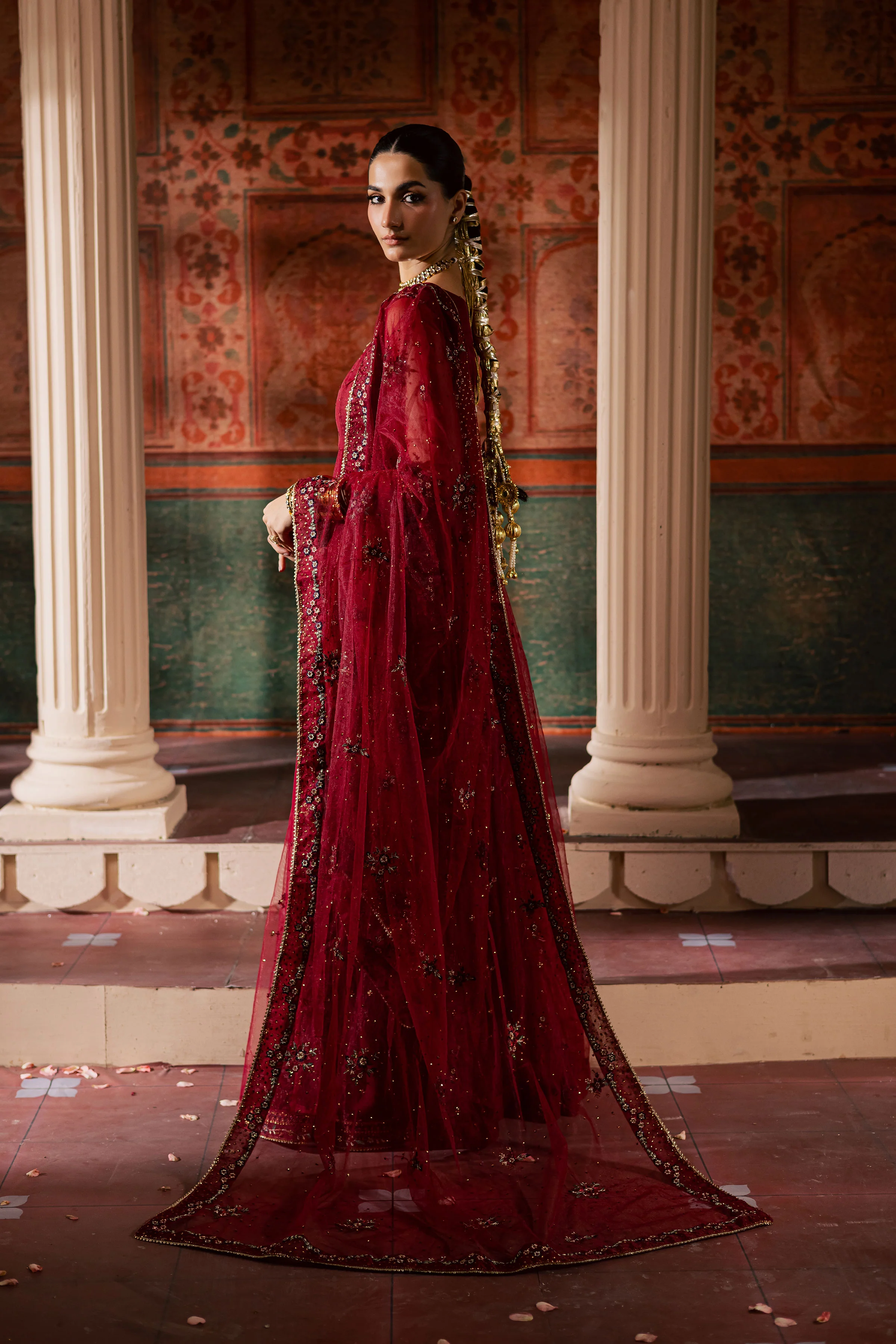 Janan  3Pc - Luxury Wedding Frock - Image 6