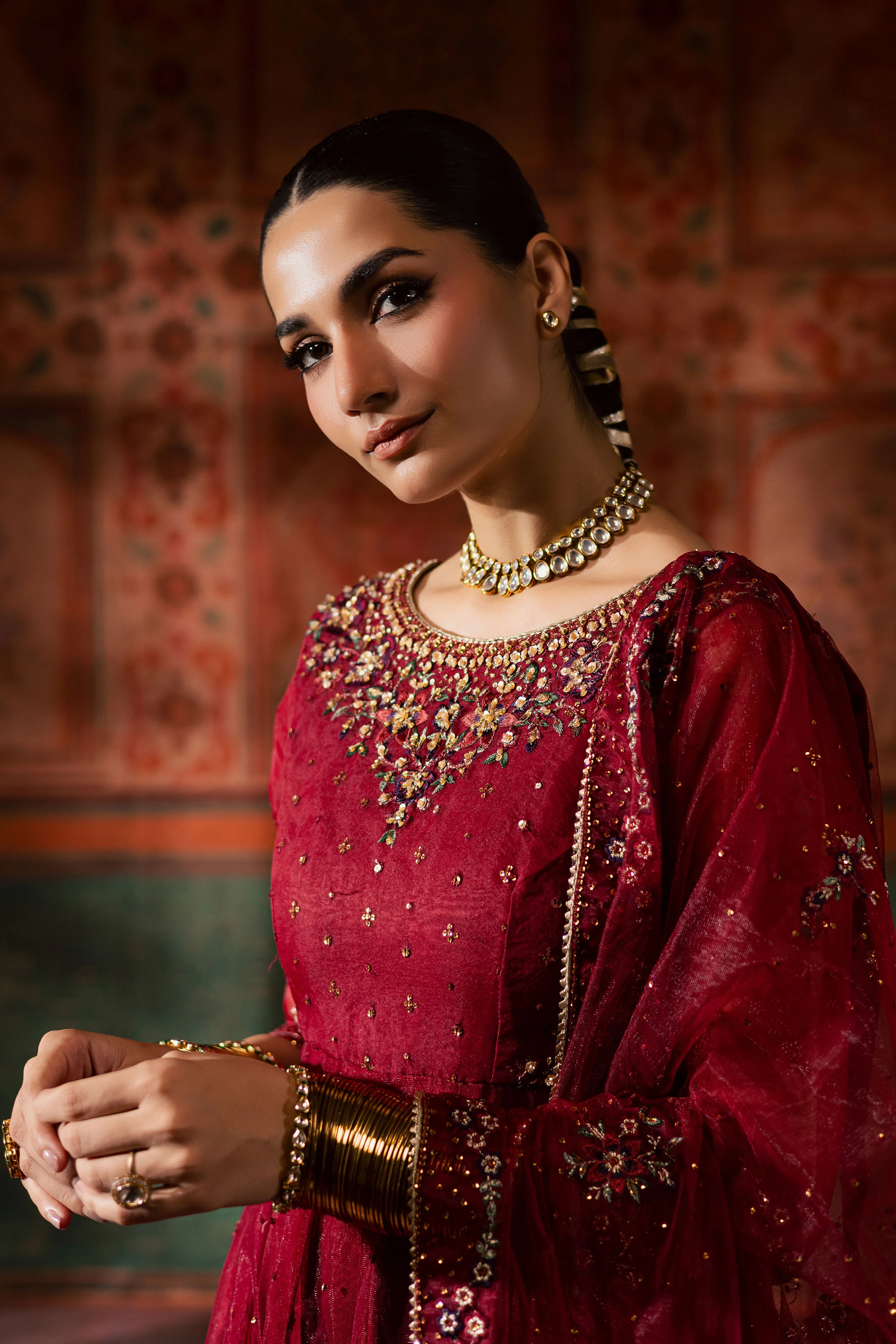 Janan  3Pc - Luxury Wedding Frock - Image 7