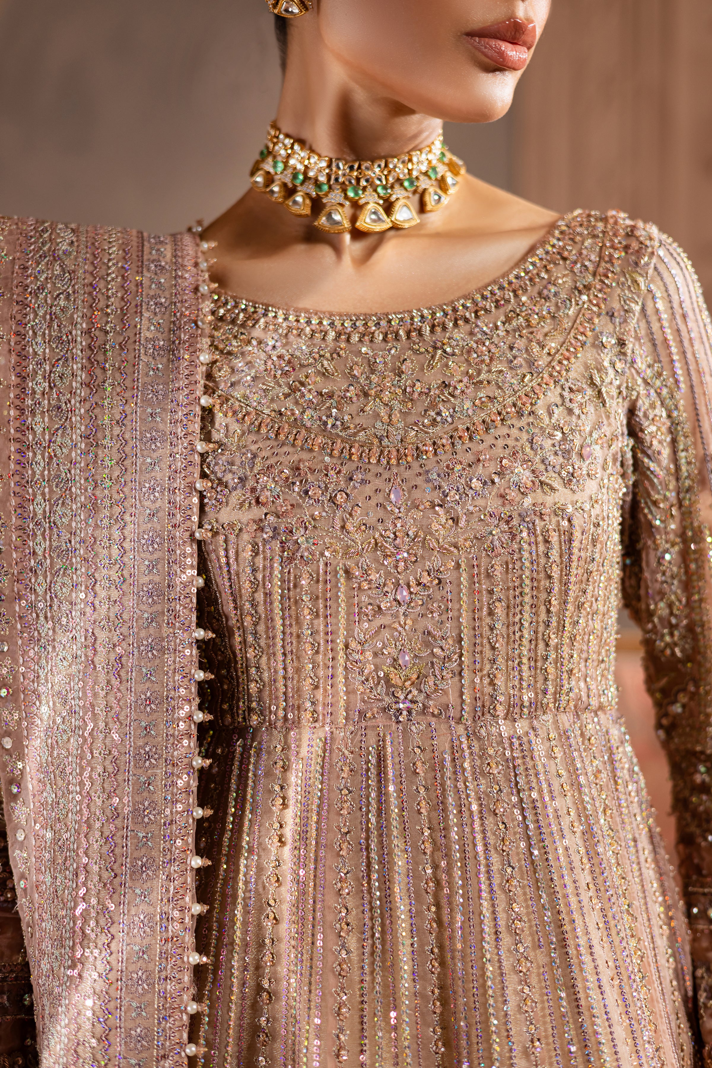 Jasmine Blush 4Pc - Bridal Dress - Image 11