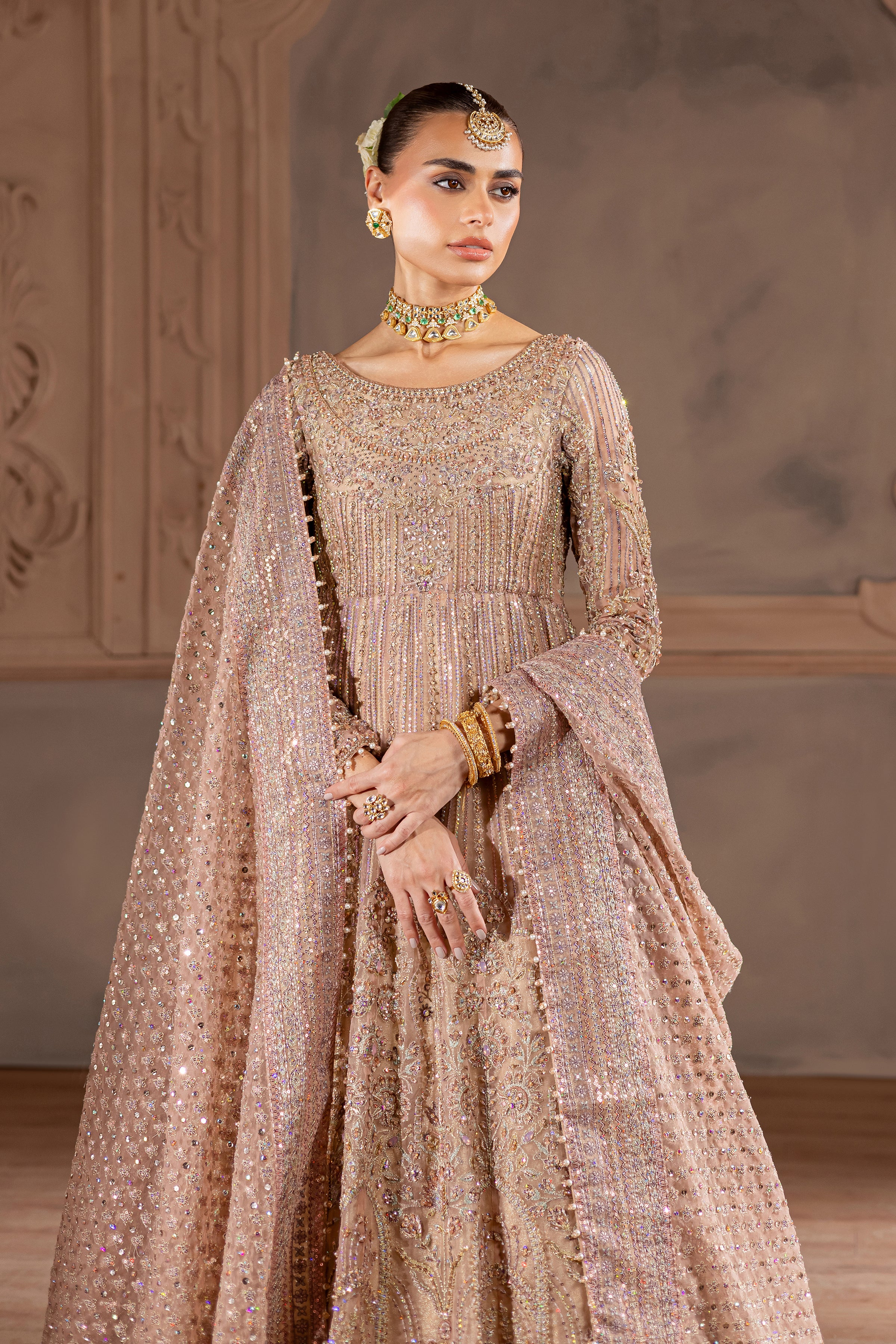 Jasmine Blush 4Pc - Bridal Dress - Image 4