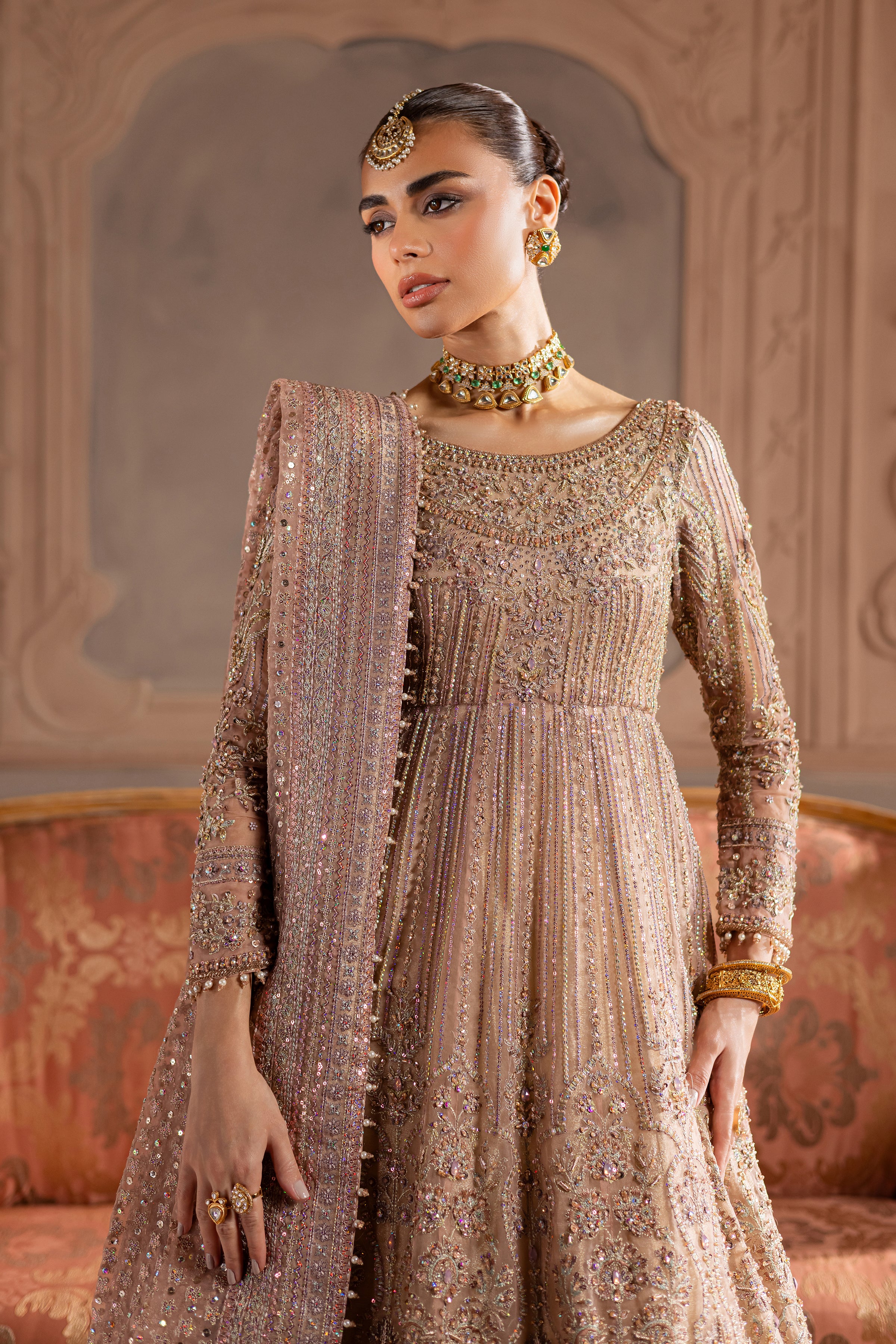 Jasmine Blush 4Pc - Bridal Dress - Image 5